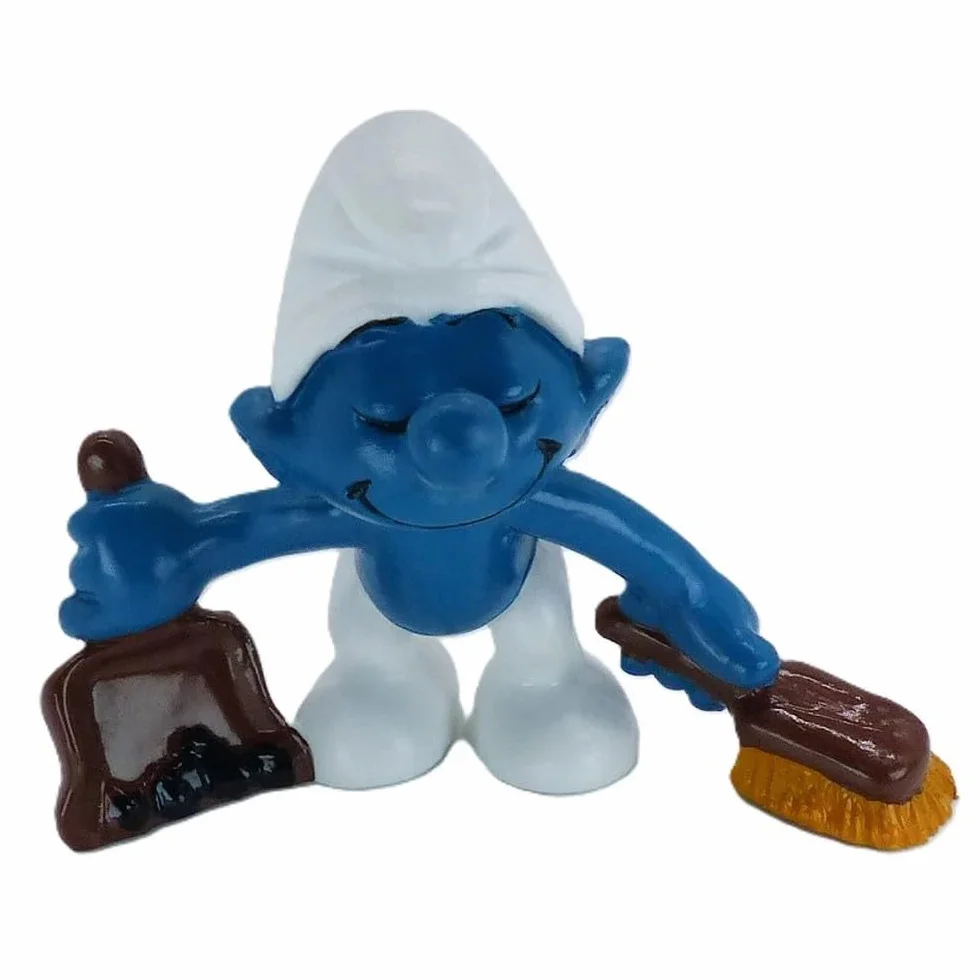 SCHLEICH 20189 Smerf z szufelką i miotłą