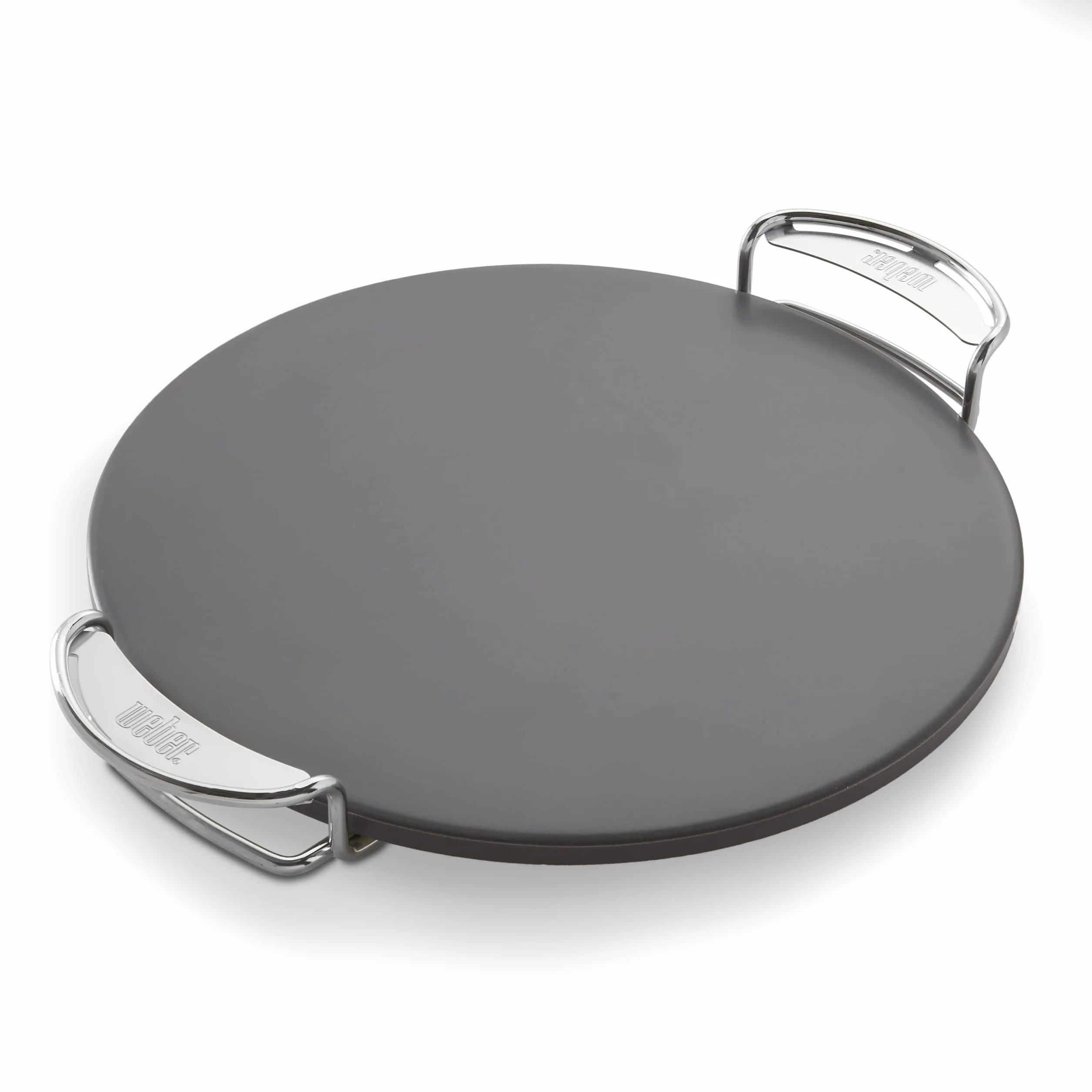 Weber Crafted Glazurowany Kamień do Pizzy, Odporny na Temperaturę, Równomiernie Magazynuje Ciepło, dla Chrupiącego Spodu Pizzy i Łatwego Czyszczenia, Kremowy (8861)