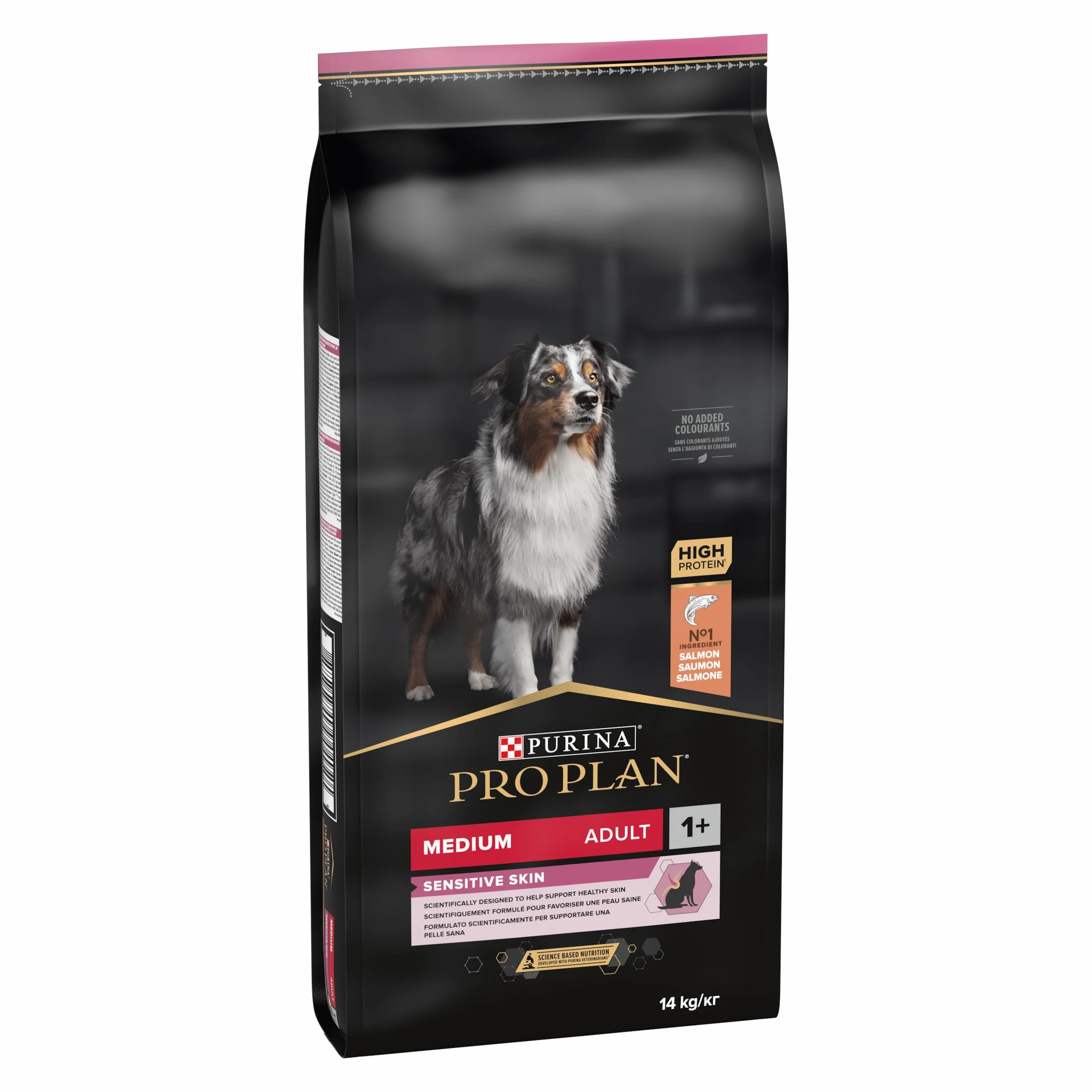 PRO PLAN Sensitive Skin Medium Adult Karma dla psów z Łososia 14 kg