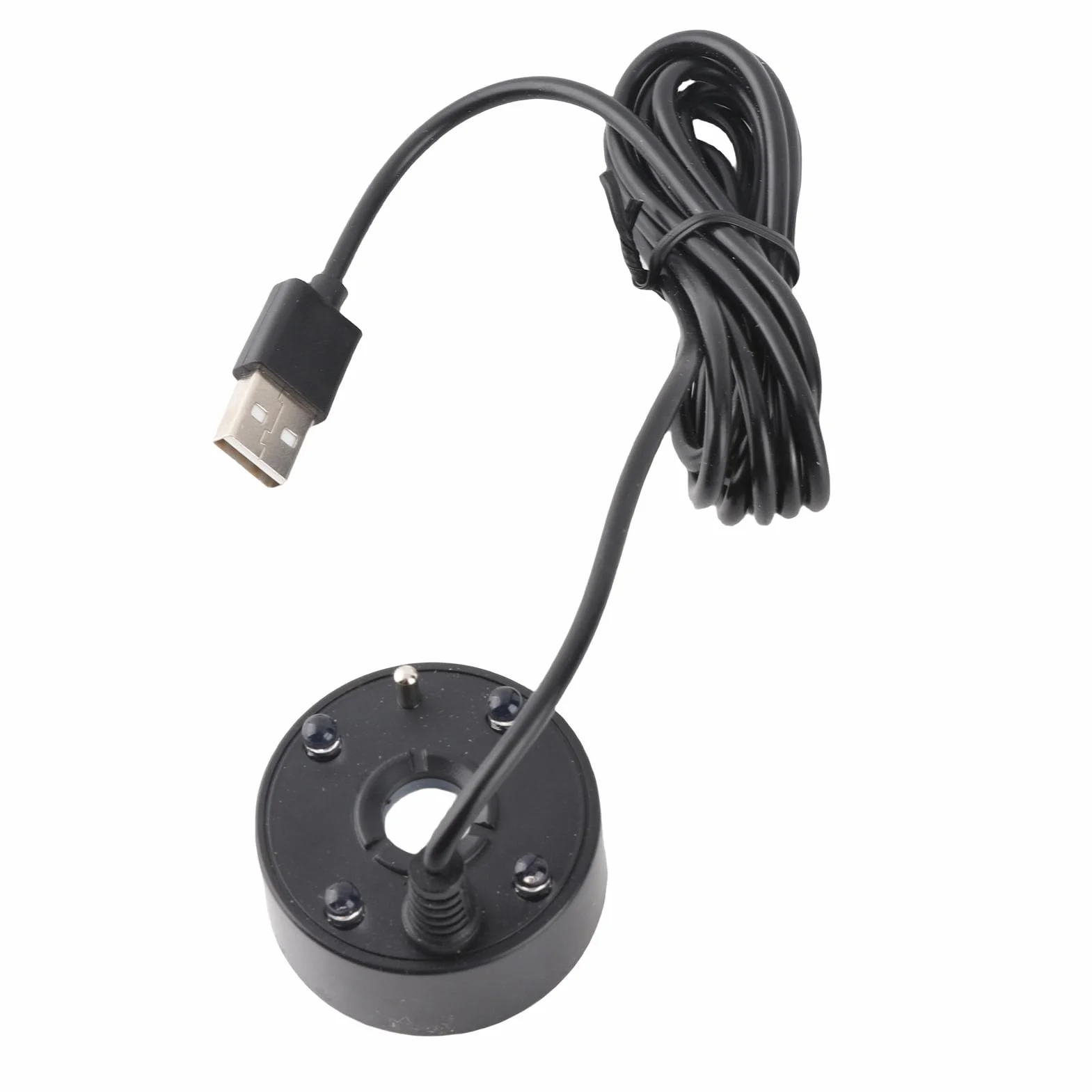 Wytwornica Mgły, Wytwornica Mgły USB ze światłami LED RGB, Ultradźwiękowy Zamgławiacz do Stawów, Wigwamów, Akwariów, Nieogrzewająca się Ekologiczna Wytwornica Mgiełki, łatwa w