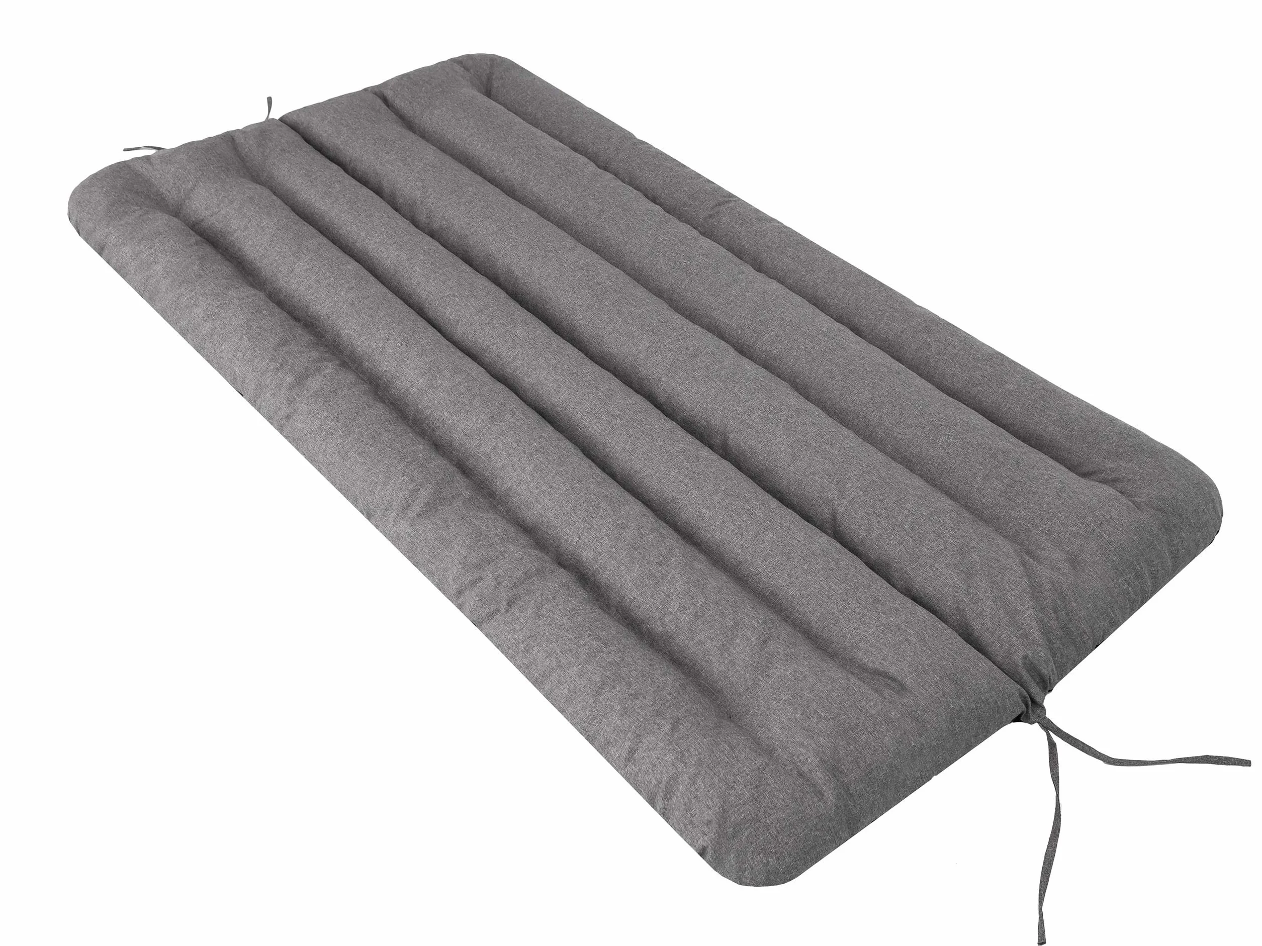 PillowPrim Poduszka na huśtawkę Hollywood, nakładka na ławkę ogrodową, antracytowa, szerokość siedziska 180 cm