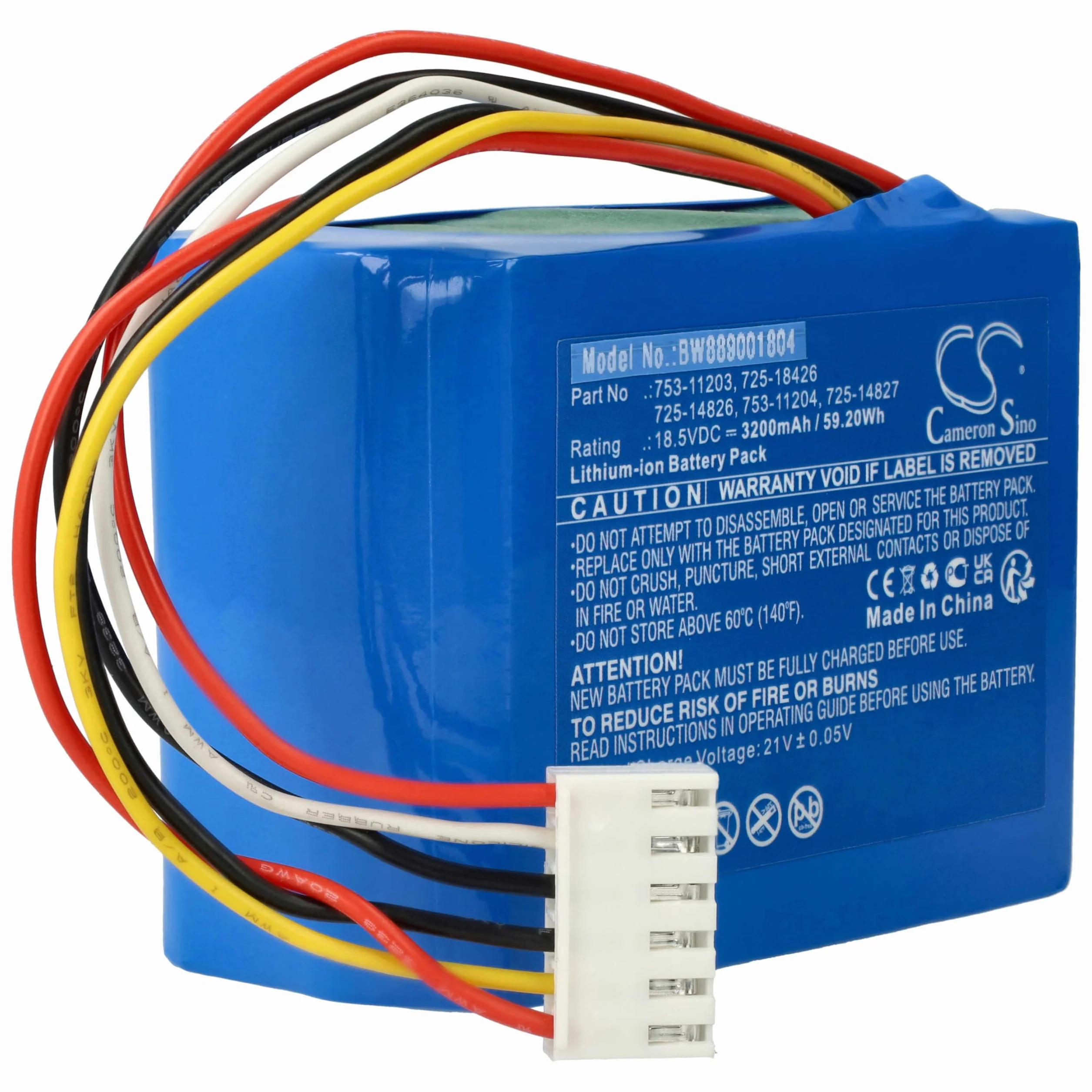 vhbw Akumulator kompatybilny z robotami Robomow RK 1000 PRO, 2000 PRO, 1000, 1000, 2000 (3200 mAh, 18,5 V, litowo-jonowy)
