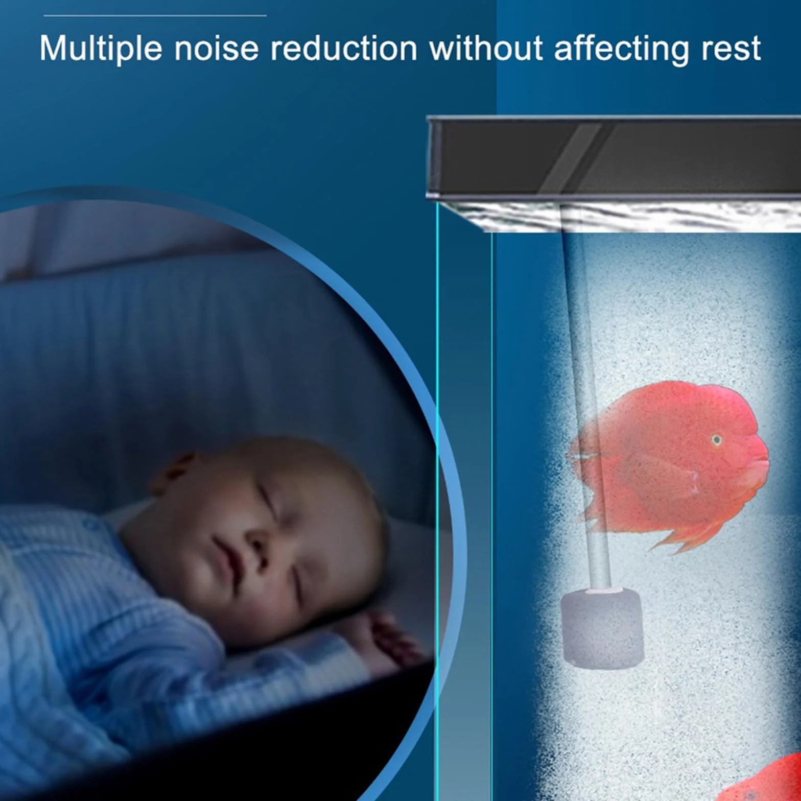 Colexy Oxygen USB pompa powietrza do akwarium przenośna mini z 2 kamieniami i wężami