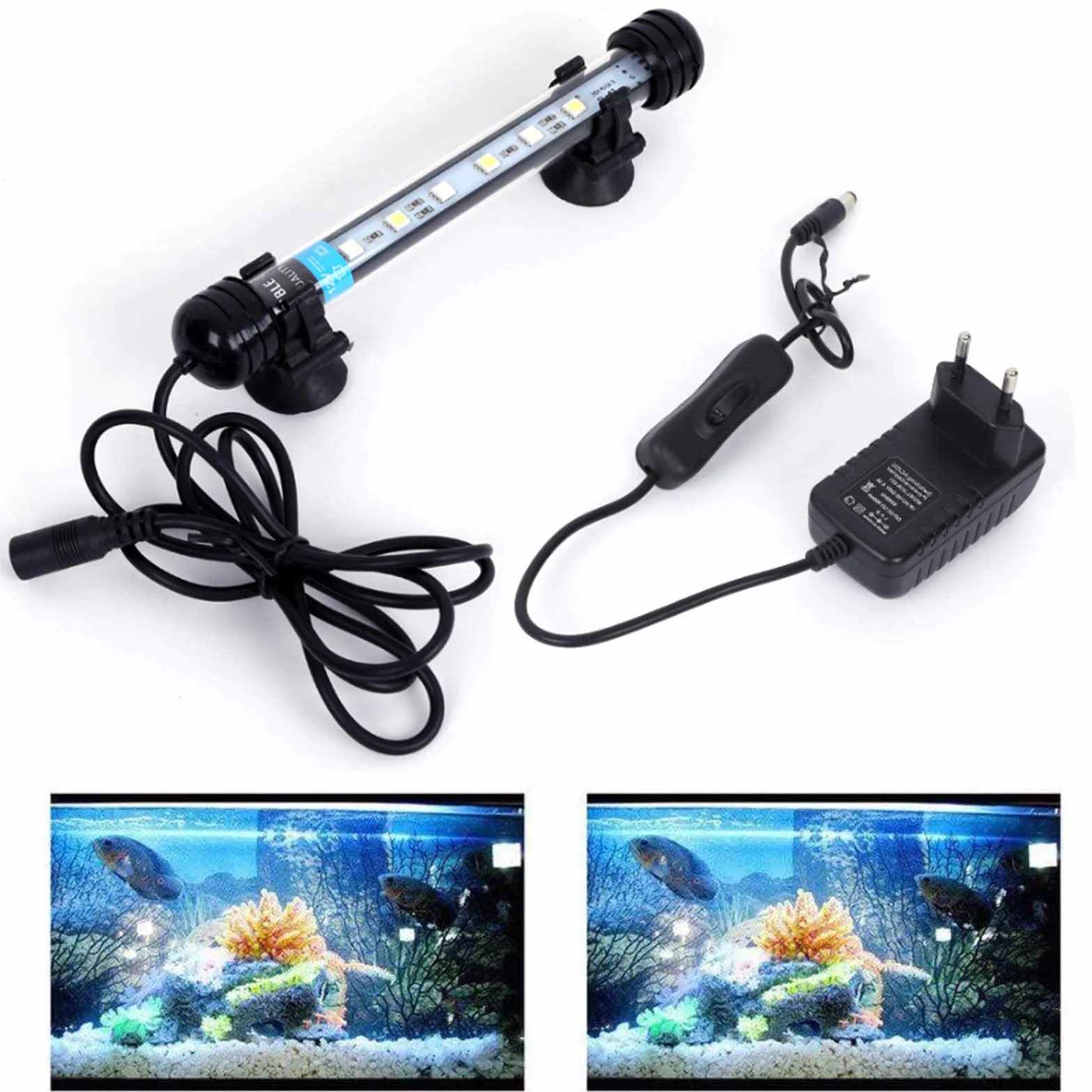 SolarNovo 18 112 cm LED oświetlenie akwarium podwodne RGB pilot zdalnego sterowania wodoszczelna