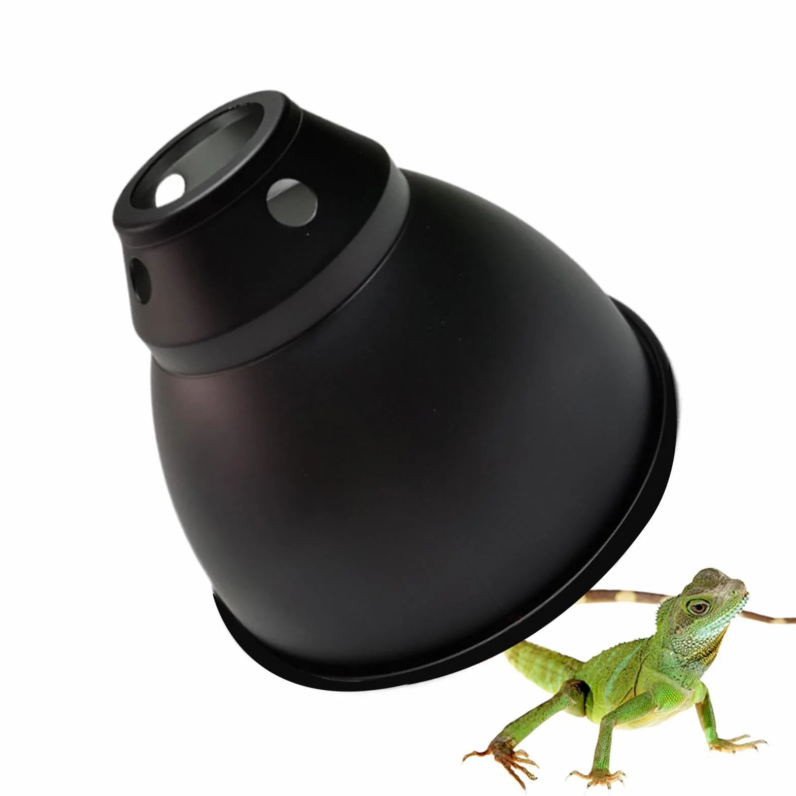Oprawa lampy grzewczej dla gadów klosz z głęboką kopułą osłona odbicia optycznego do terrarium UVB