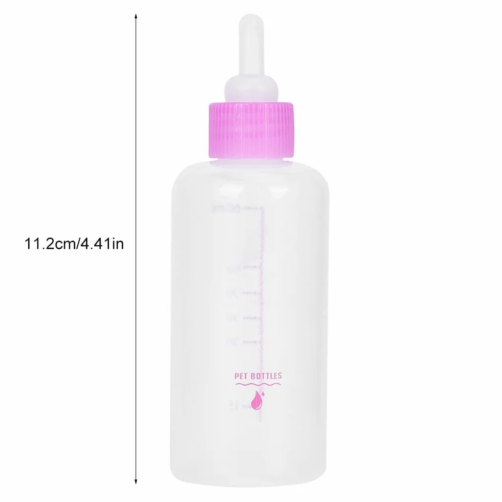 Butelka do karmienia szczeniąt i kociąt 60 ml Zestaw 6 szt.