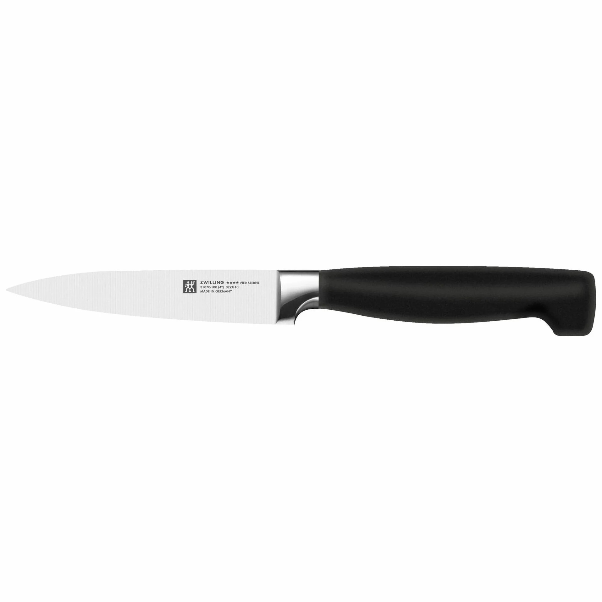 ZWILLING 31070-101-0 FOUR STAR nóż do obierania, 10 cm, srebrny/czarny