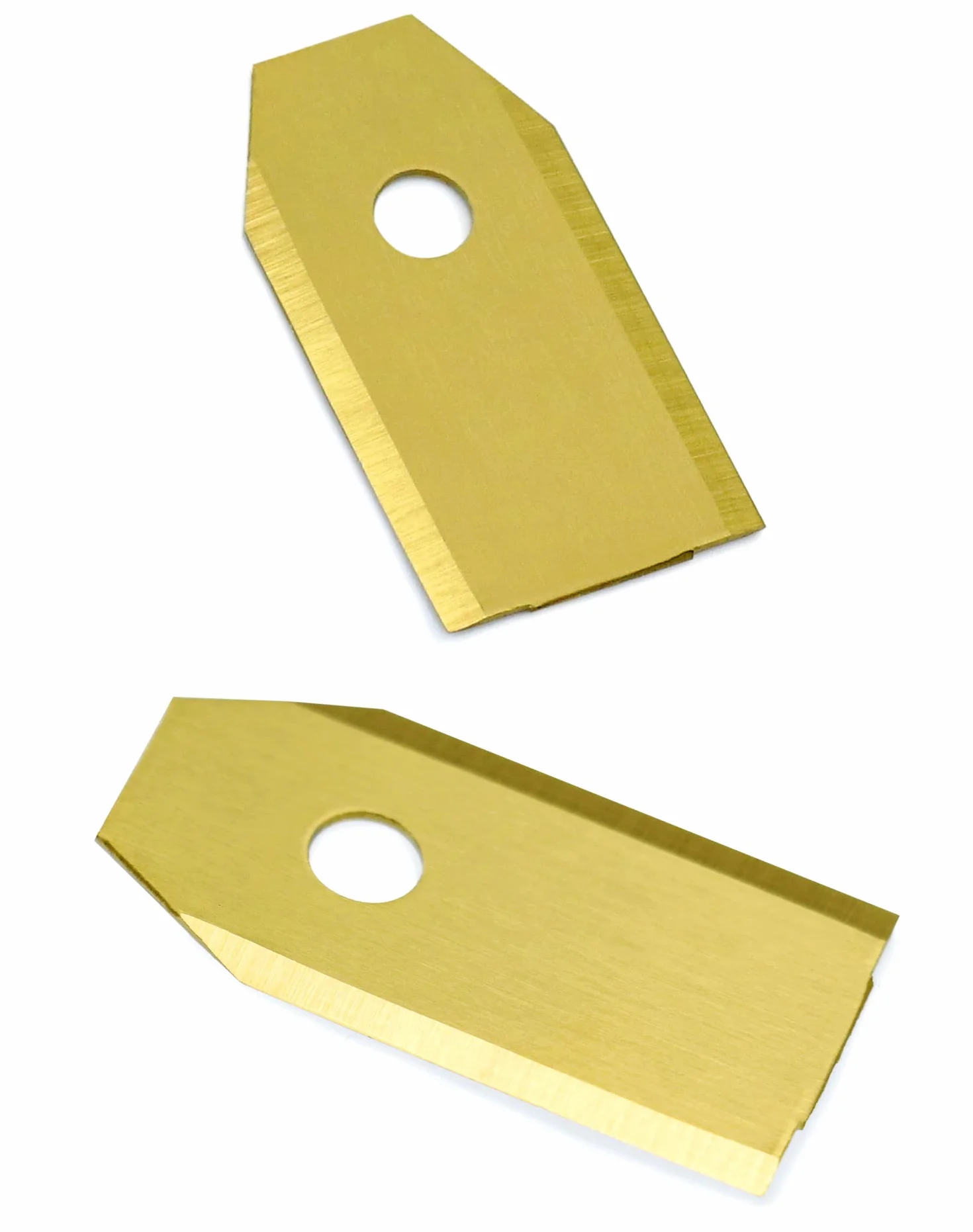 QWORK® 30 sztuk ostrzy do kosiarek zautomatyzowanych, ostrza zamienne do kosiarek zautomatyzowanych, z 30 śrubami, kompatybilne z 105, 310, 315, 320, 420, 430x, złote