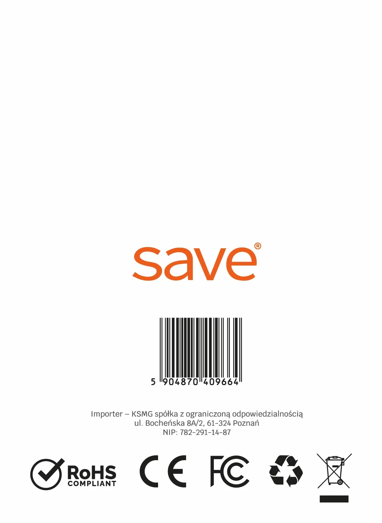 Obroża Elektryczna SAVE Dla Psa - Treningowa z Pilotem, Zasięg 800m, Lampka LED