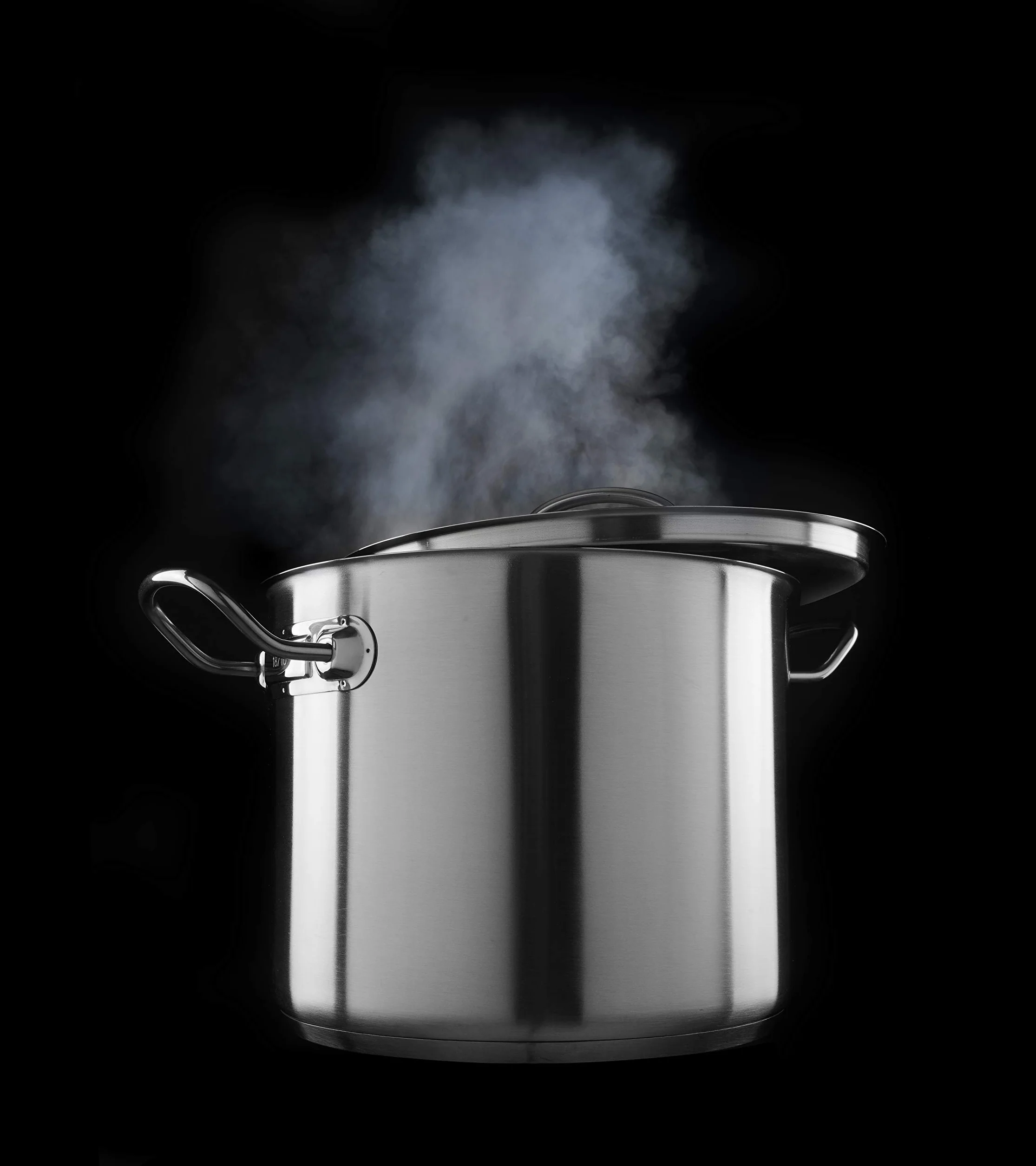 HENDI Garnek do gotowania, wysoki, z pokrywą, odpowiednia do wszystkich rodzajów kuchenek, dno indukcyjne, uchwyty żaroodporne, 21L, ø320x(H)270mm, stal nierdzewna, aluminium