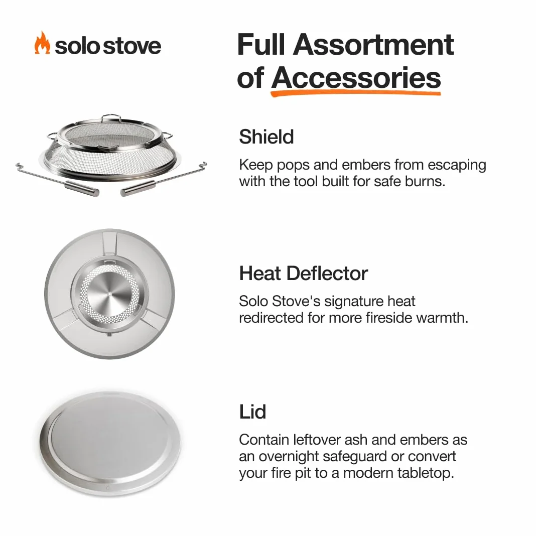 Solo Stove Yukon 2.0 ze stojakiem, palenisko bezdymne, przenośny kominek opalany drewnem ze zdejmowaną popielniczką, duże palenisko zewnętrzne, stal nierdzewna, 68,5 x 50,5 cm, 20 kg, kolor: oliwkowy