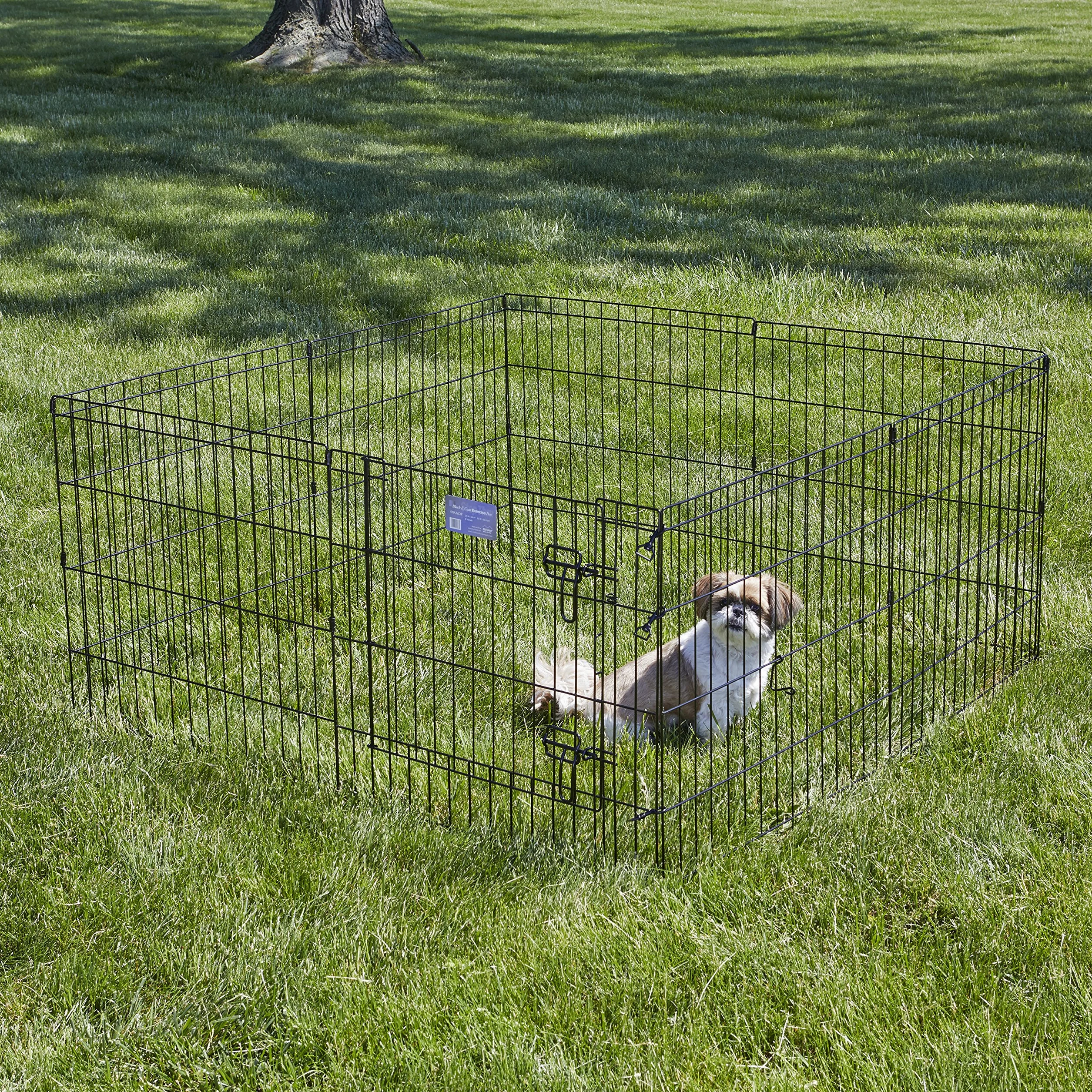 MidWest Homes for Pets kojec dla psów 60,96 cm x 60,96 cm czarny E-Coated 550-24DR