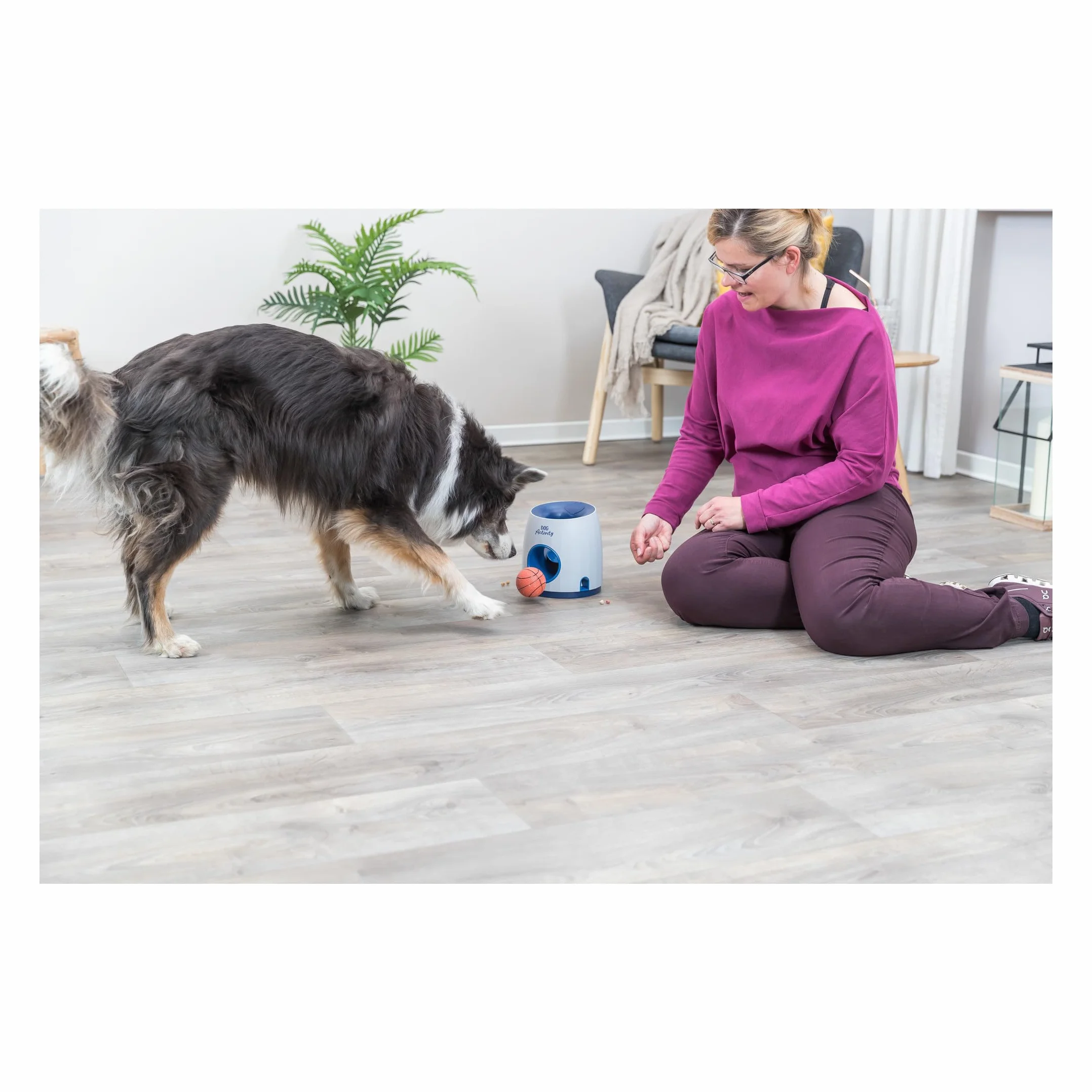 TRIXIE Dog Activity Gra strategiczna Ball & Treat 17 × 18 cm
