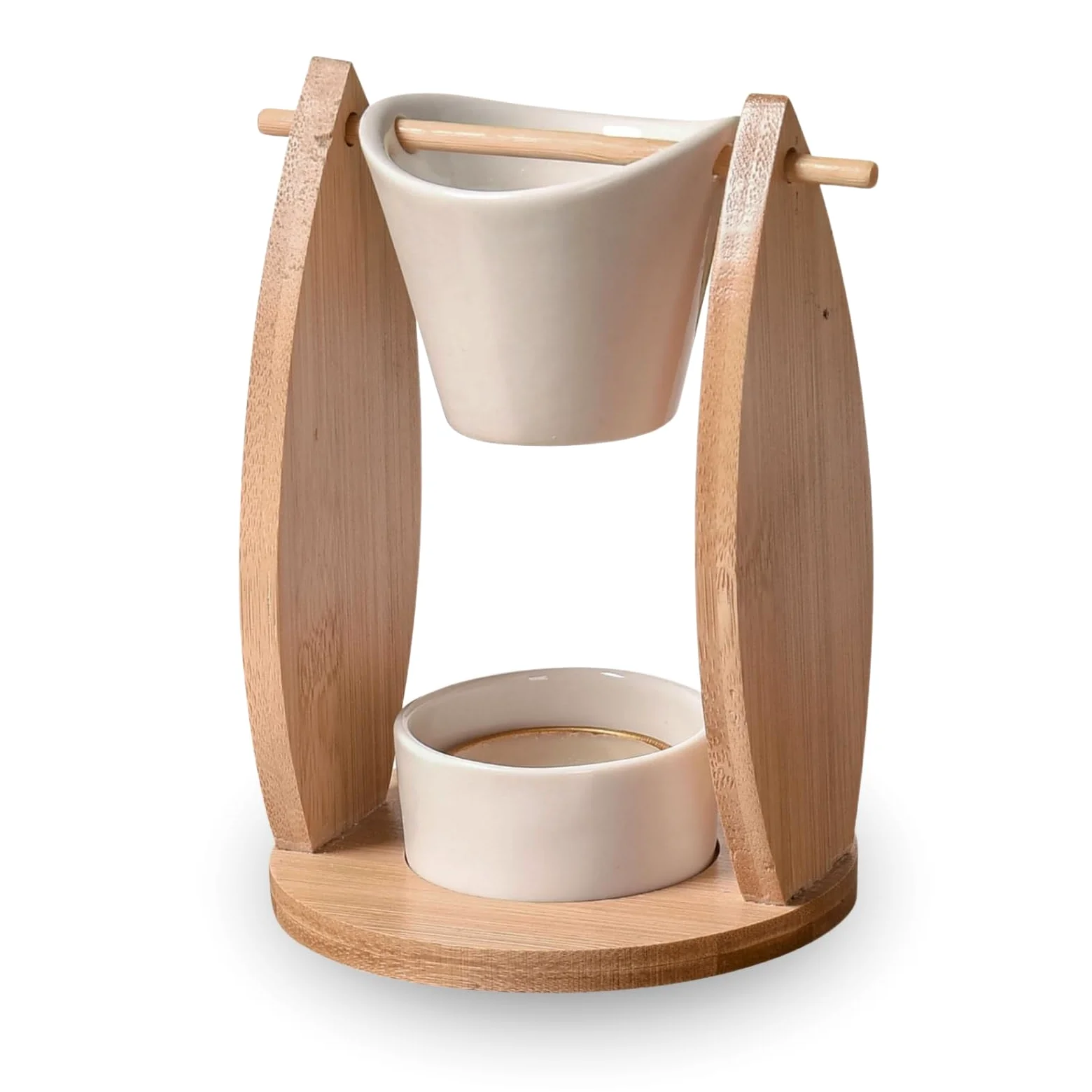 Brule perfumy bambusowe i ceramiczne woal z odpowiednią świecą i trzema topiącymi się w ofercie