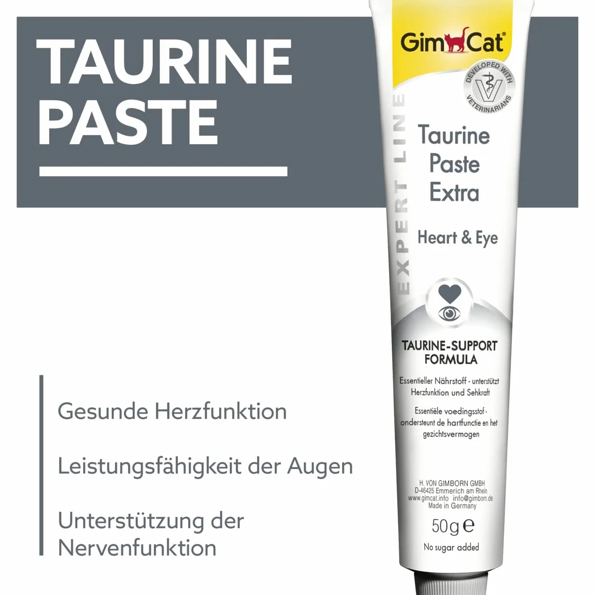 GimCat EXPERT LINE Pasta Taurine Extra 50 g Przysmak dla kotów