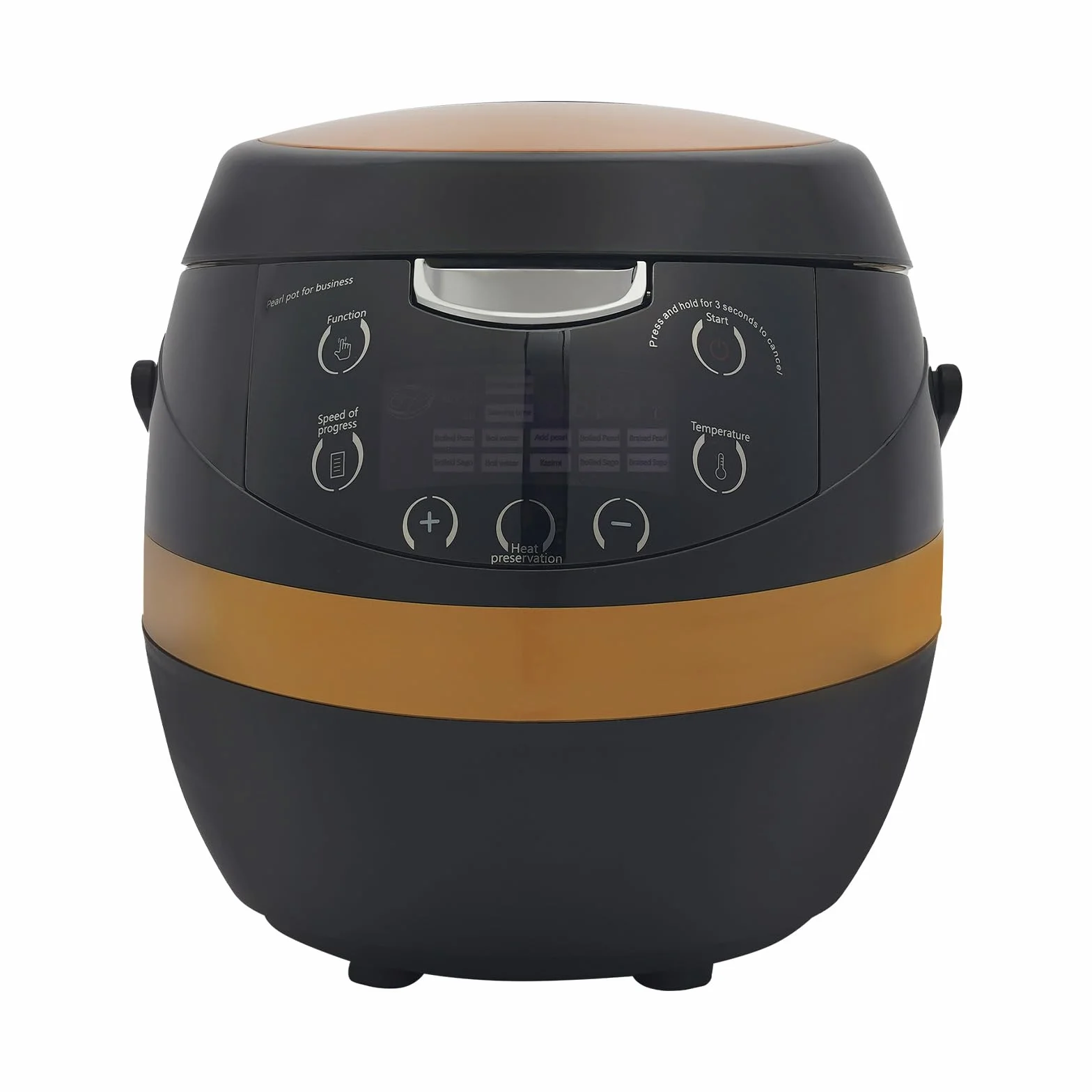 Automatyczny garnek z pereł, 1200 W, 8 l, timer 0-12 h, 30-70 ℃, utrzymuje ciepło 6 h, do proszku perłowego, sago, puddingu, galaretki