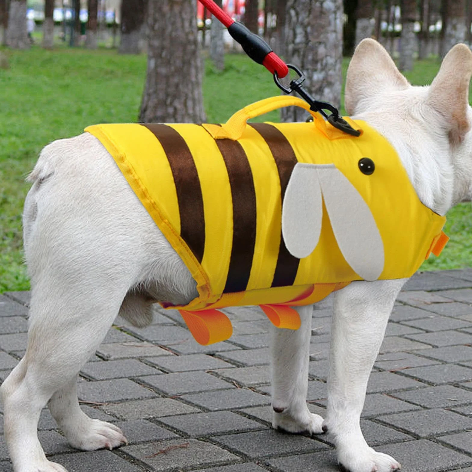 Dog Swimming Vest Ripstop Waterproof Life Jacket with Safety Handle Adjustable Oxford Pet Water Safety Training