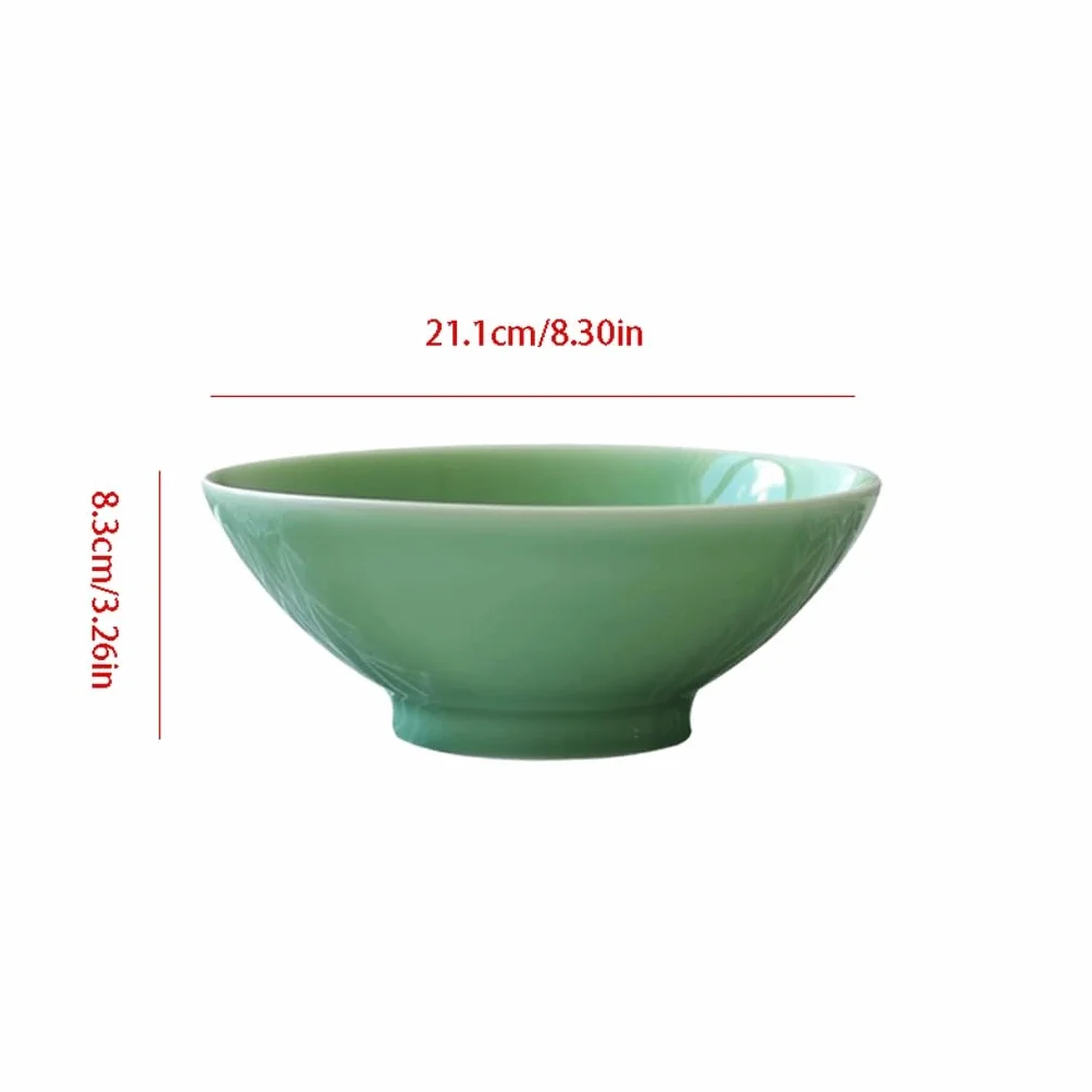 Miski do zupy miska na makaron gospodarstwo domowe duża ceramiczna restauracja makaron instant miska ramen wysokie miski obiadowe (A)