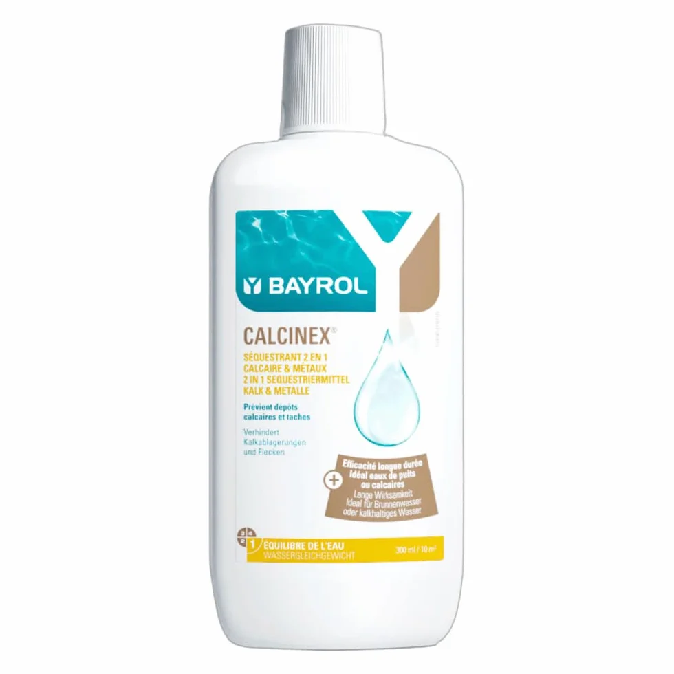 Bayrol Calcinex Stabilizator Twardości Wody, Biały/Niebieski, ‎9 x 7 x 24 cm; 990 g