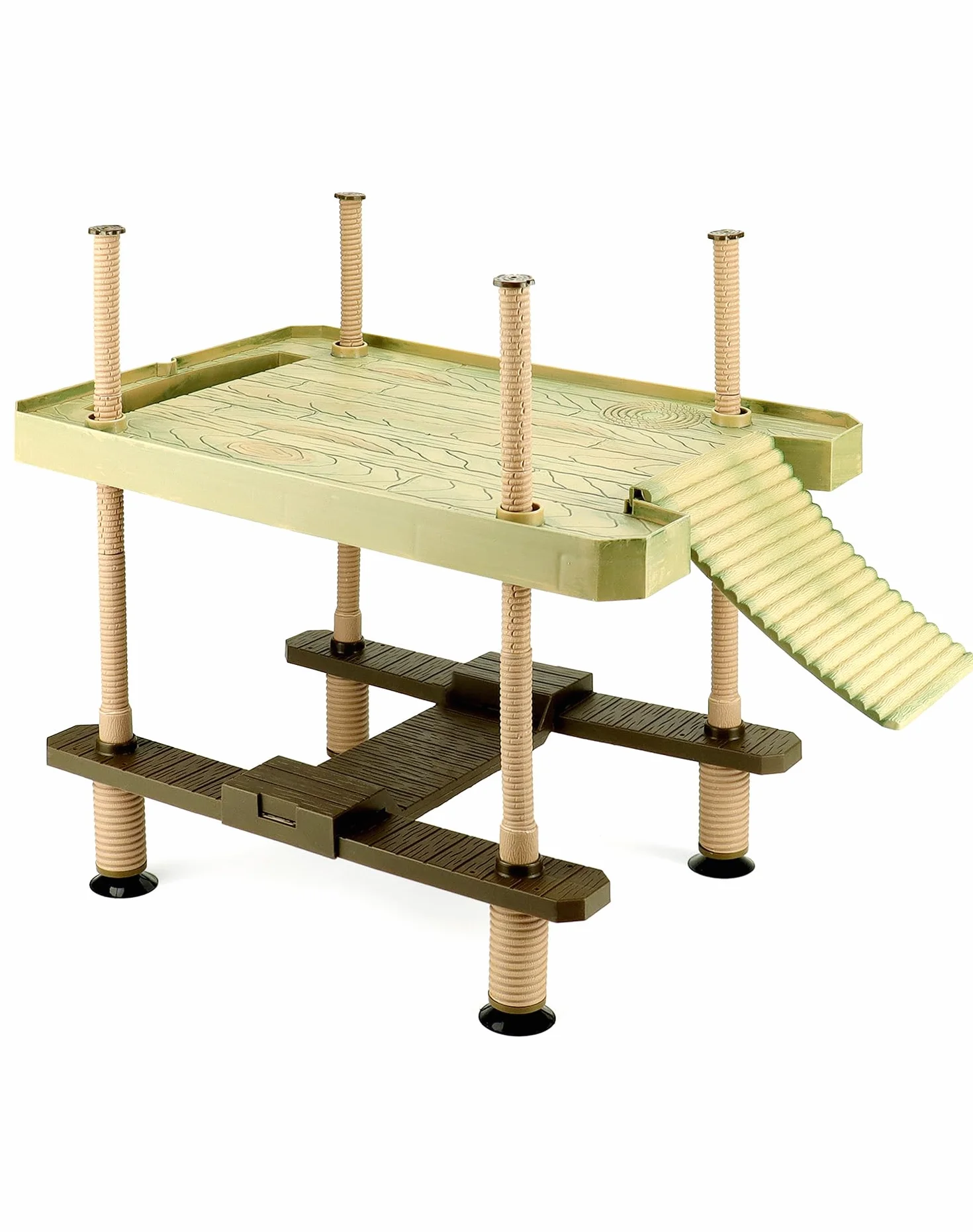 QWORK® Duża Pływająca Platforma dla Żółwi i Do Pływania, akcesoria do żółwi lądowych, do akwariów i terrariów, 40,5 cm x 28 cm