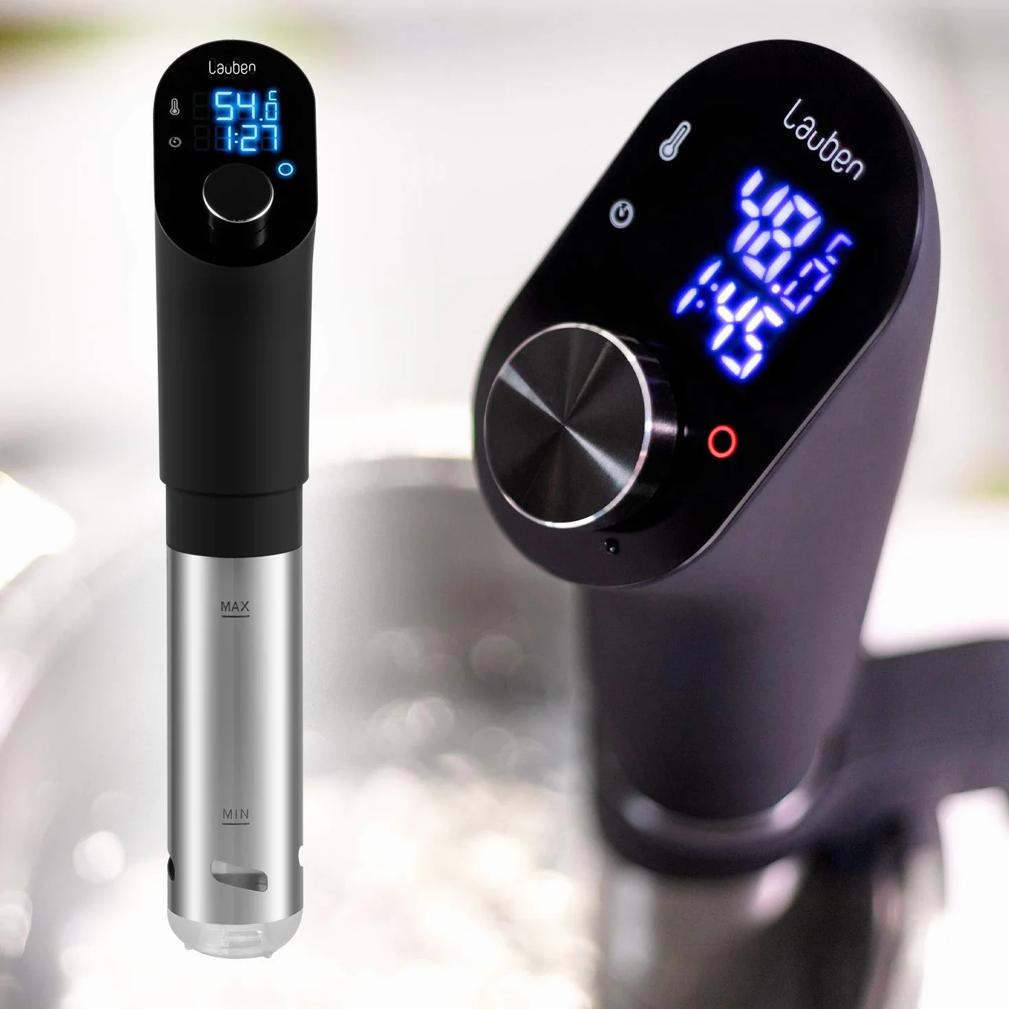 Lauben Sous Vide Stick SV01 precyzyjna szybkowar – 1200 W profesjonalny termostat próżniowy do zanurzenia w Twoim domu | Sous Vide Garer