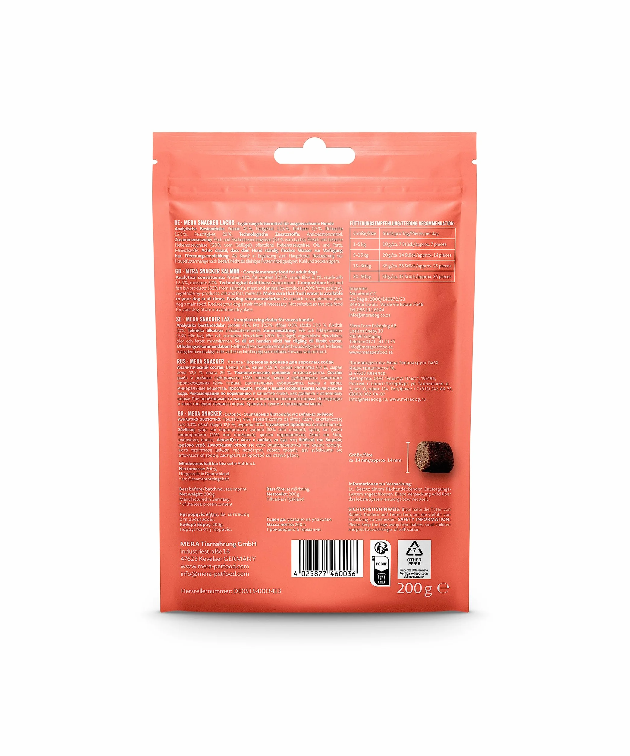 Mera Przysmaki dla Psa, Łosoś, 200 g