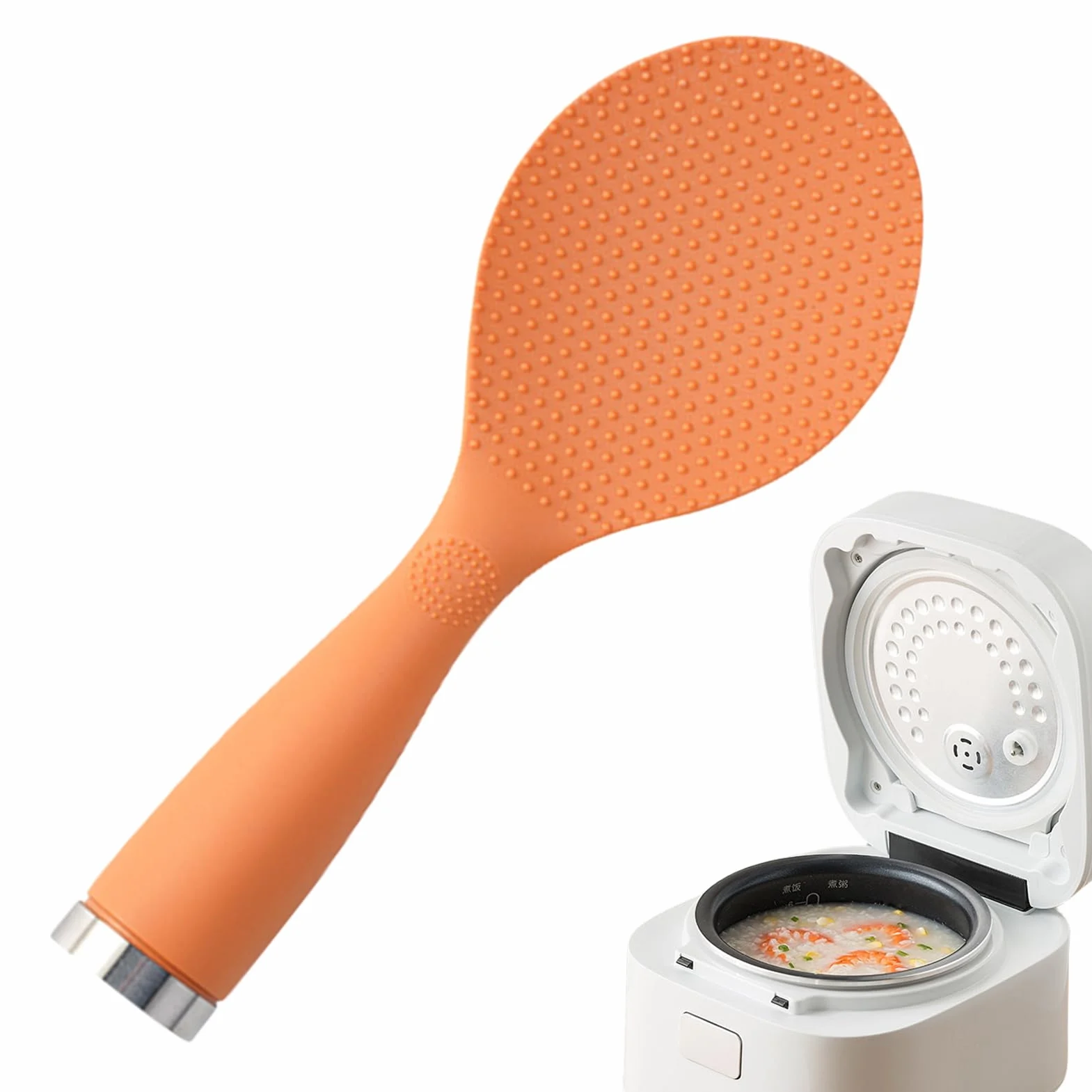 Łopatka do ryżu stojąca, łyżka do ryżu, łyżka | paleta do mycia w zmywarce do kuchni, ergonomiczna łyżka do gotowania, do jadalni, restauracji