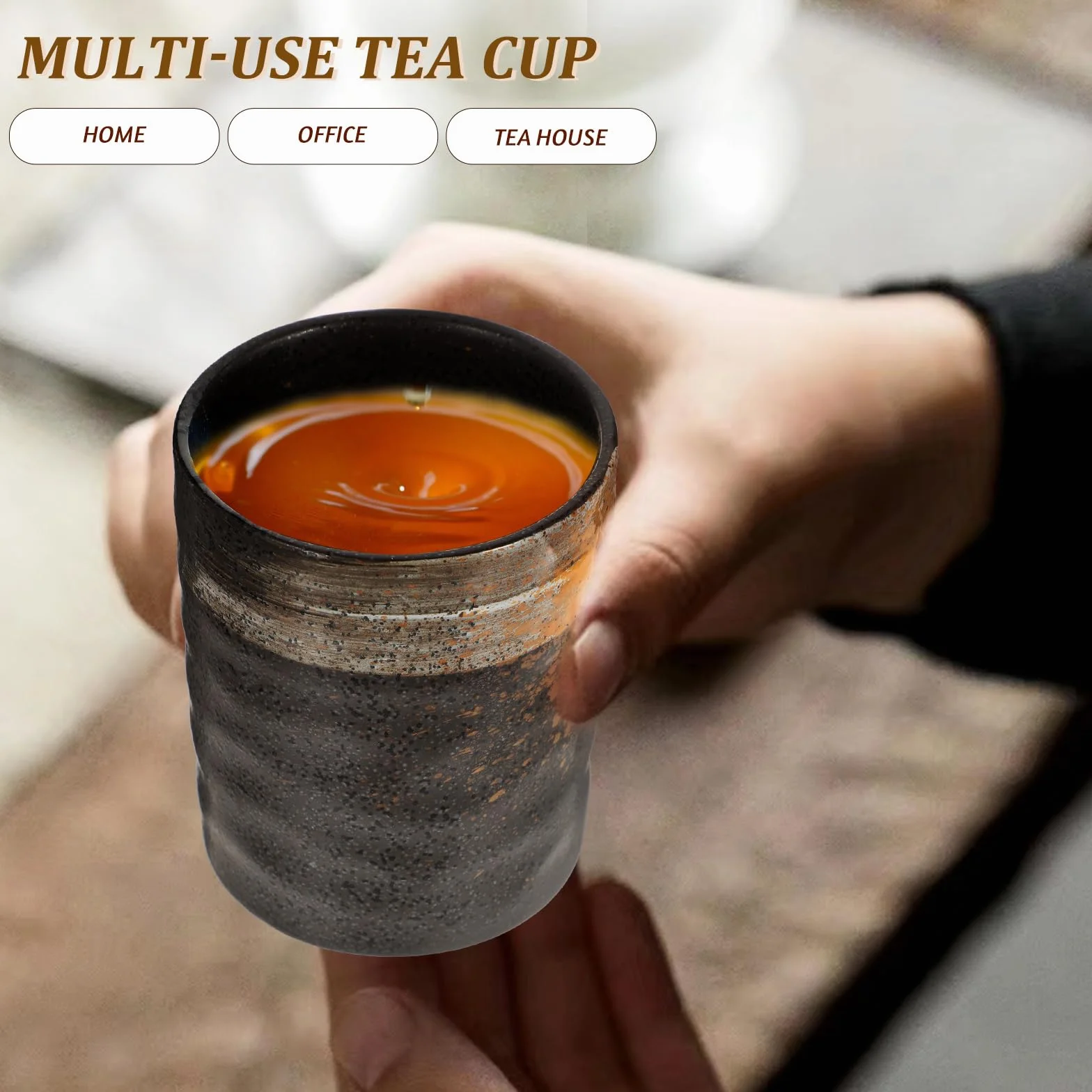PRETYZOOM Japońska filiżanka do herbaty Matcha, ceramiczny kubek Matcha, ceramiczny, zestaw do serwowania sake, japoński zestaw sake, kubek Yerba mate, porcelanowy kubek do kawy, filiżanka do kawy