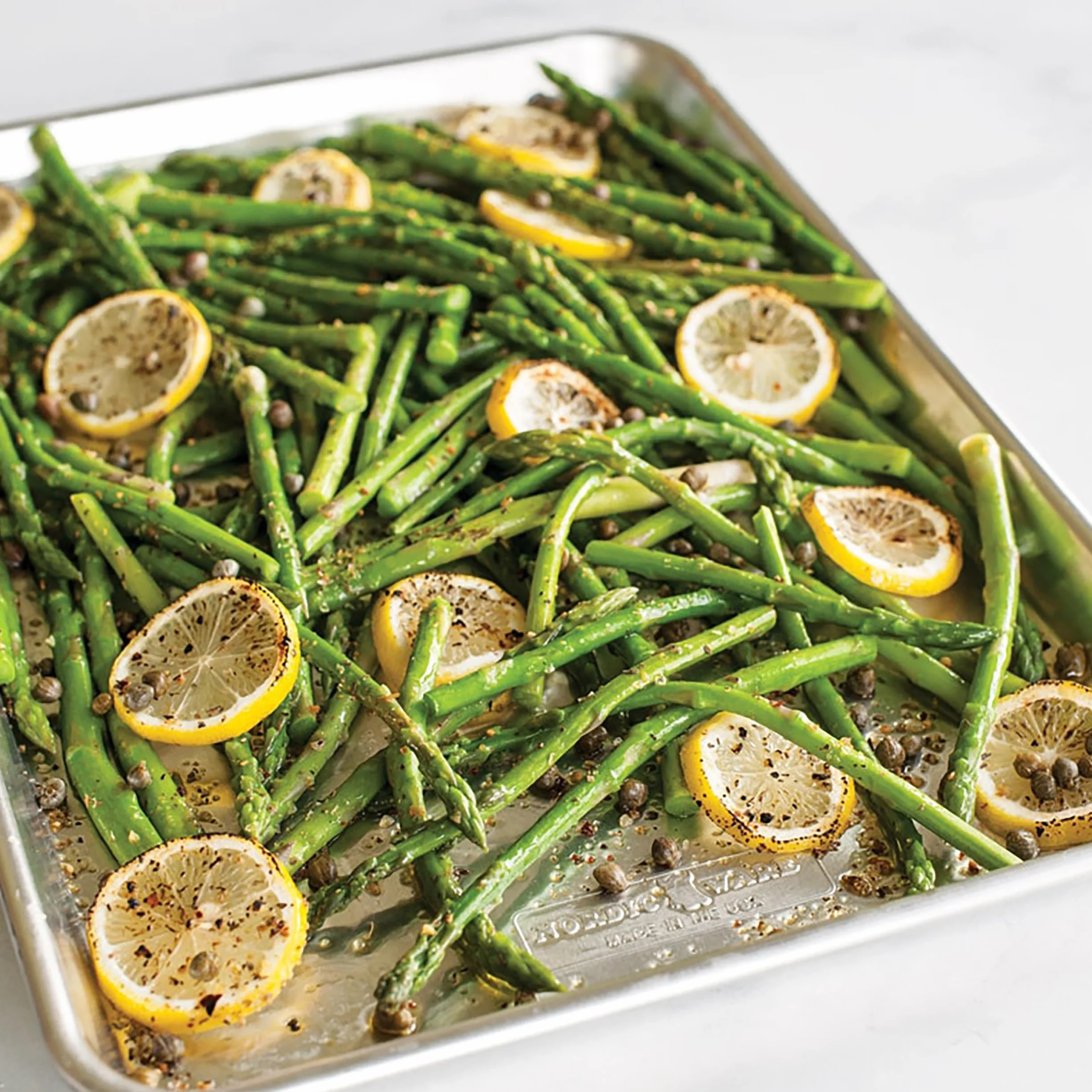 Nordic Ware Naturals 3-częściowy zestaw Baker's Delight, naturalna aluminiowa blacha do pieczenia o doskonałej przewodności cieplnej, wysokiej jakości naczynia do pieczenia wyprodukowane w USA,