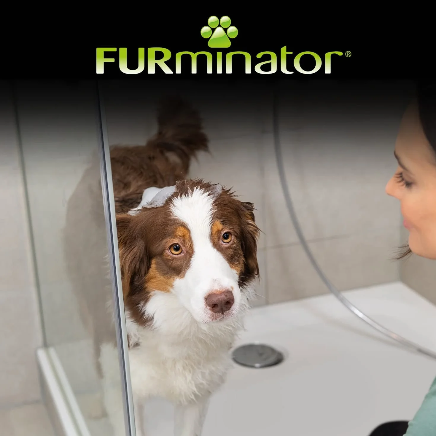 FURminator Sensitive Skin szampon dla psów – szampon premium dla psów o wrażliwej skórze, redukuje swędzenie spowodowane suchą skórą, 473 ml