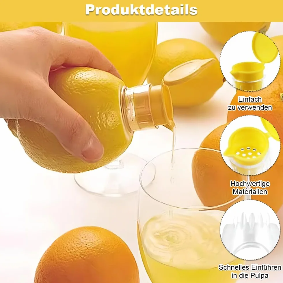 Wyciskarka do cytryn, 2 sztuki, ręczna wyciskarka do cytryn, sok z cytryn, sokowirówka do pomarańczy, cytryn i innych owoców cytrusowych