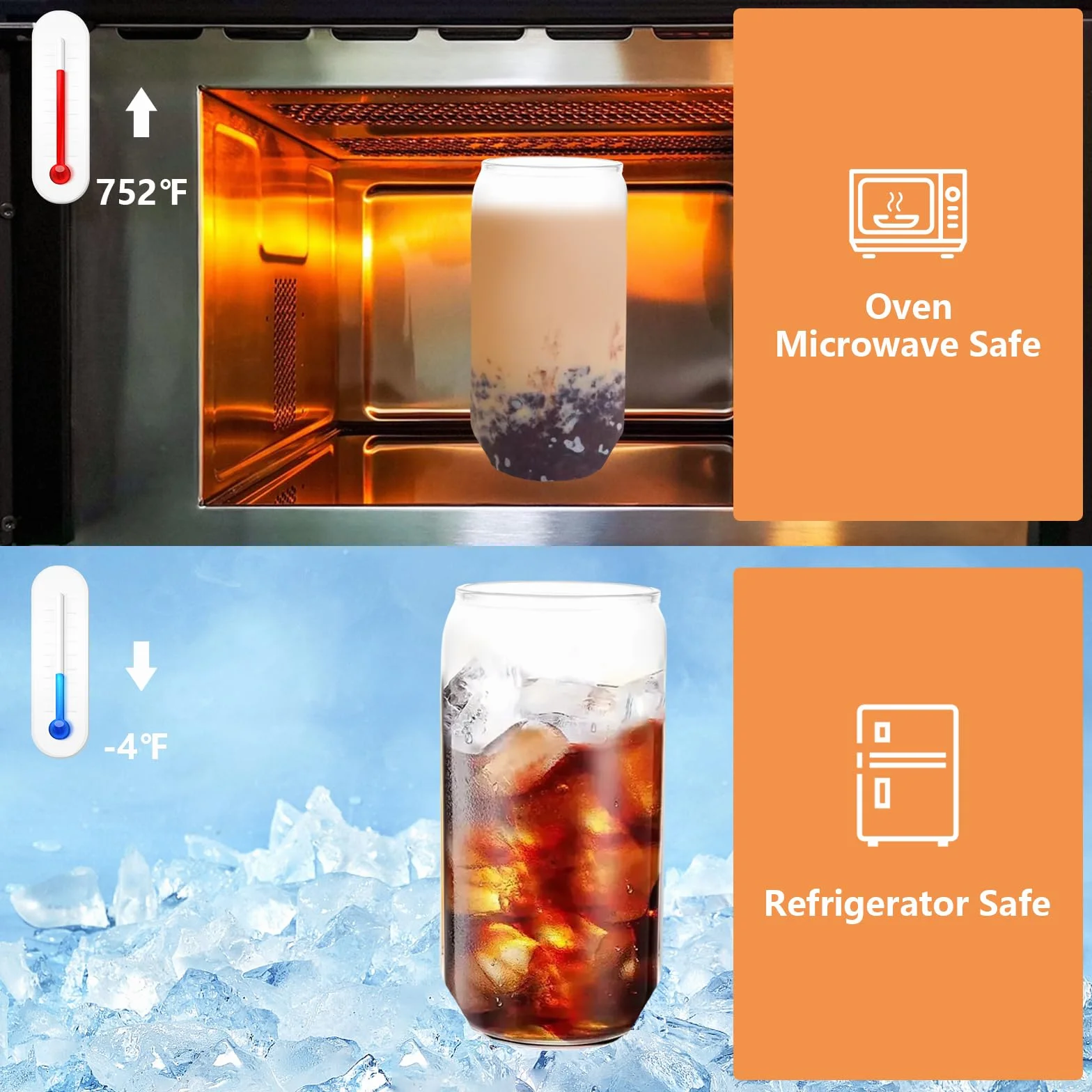 4 sztuki szklanek z pokrywką i słomką, szklanki koktajlowe z pokrywką i słomką, 500 ml, szklanki do koktajli do herbaty, coli, na kemping, imprezę
