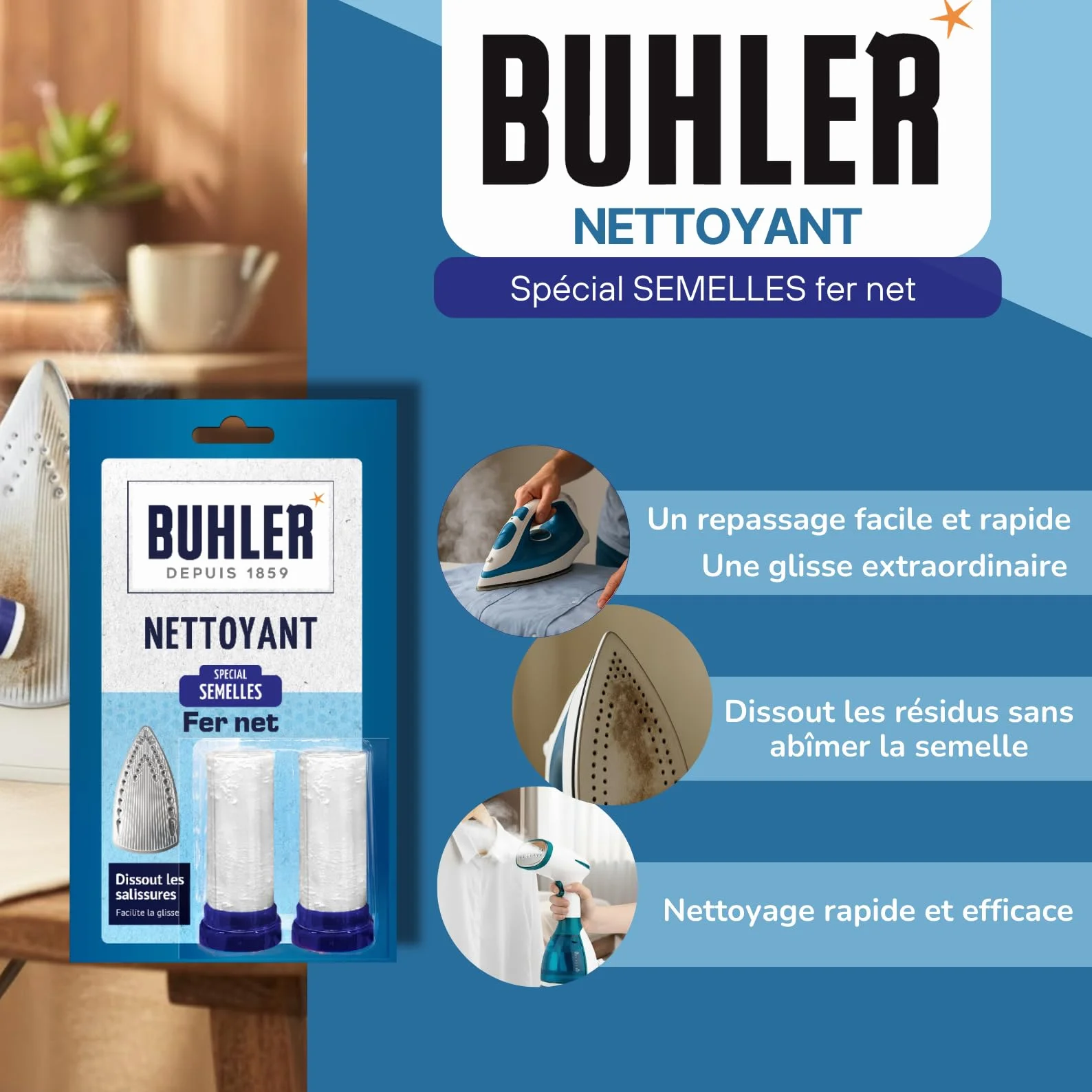 Buhler 33663610 Środek do Czyszczenia Żelazka, 40 g