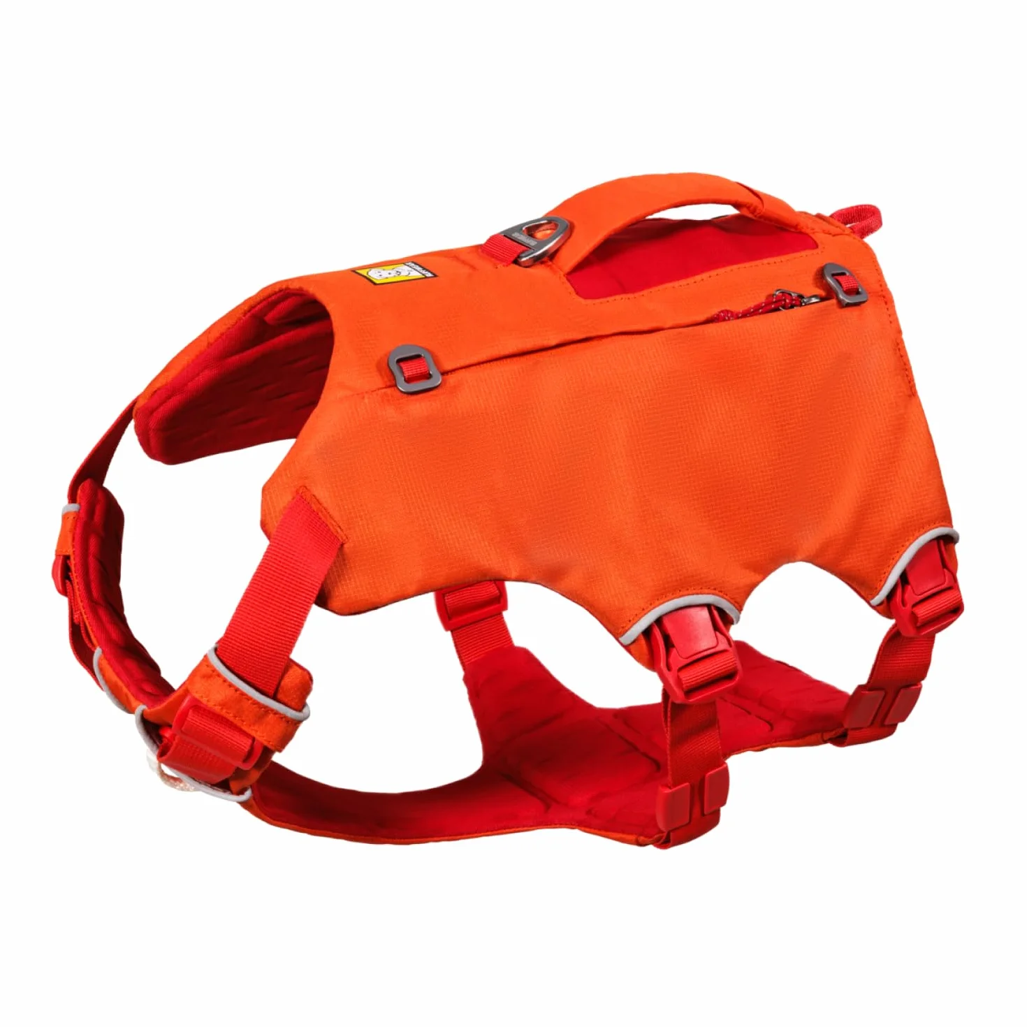 RUFFWEAR Palisades Pakiet dla zwierząt domowych, modułowa torba dla psa i torba podróżna, lekki plecak dla psa na wędrówki i spacery z wbudowaną uprzężą, rozmiar M, czerwona porzeczka