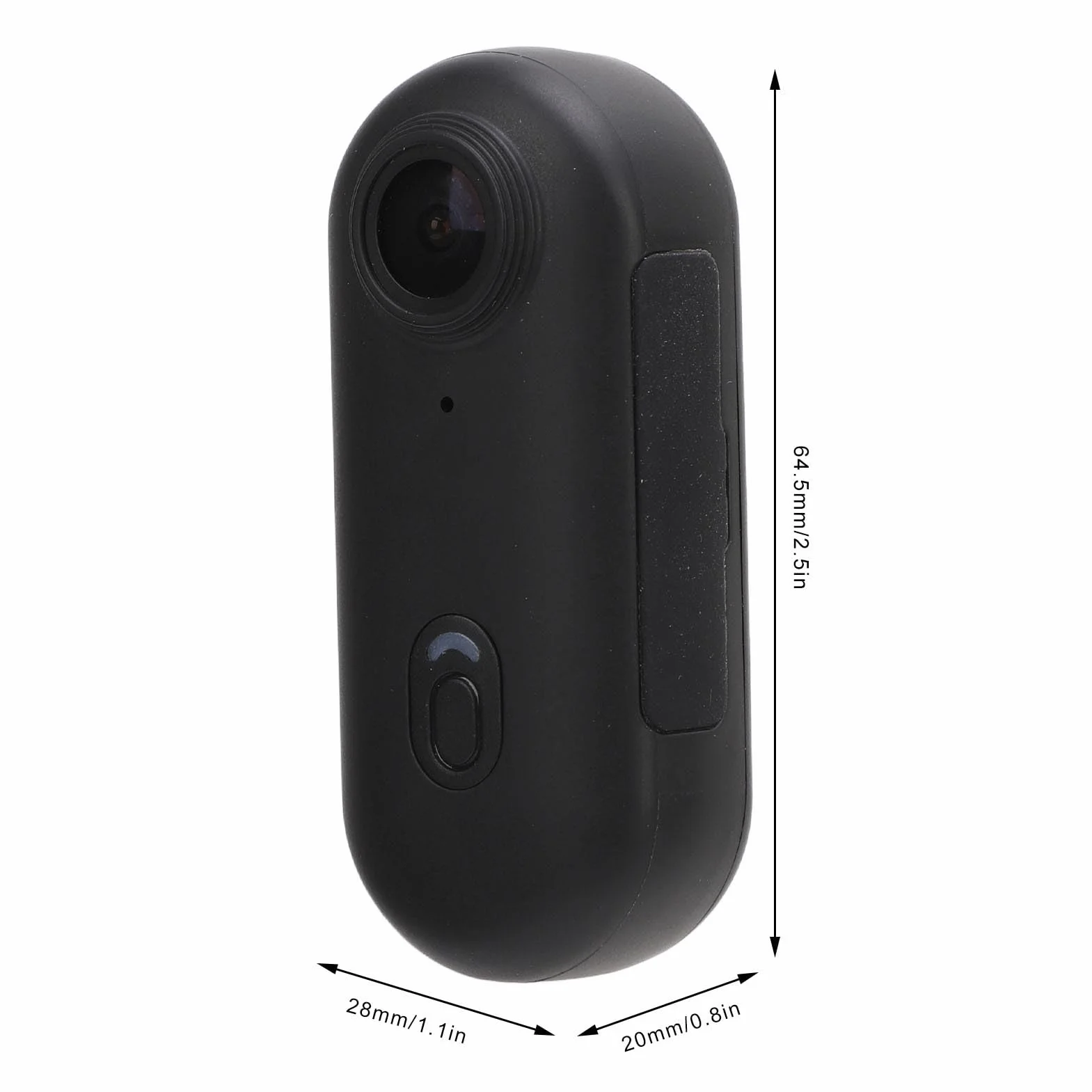Kamera Sportowa HD 1080P 120° z Obiektywem Szerokokątnym dla Zwierząt, Kota