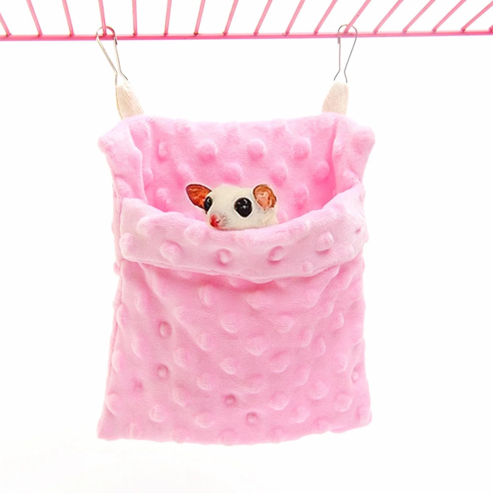 Sugar Glider Torba do spania dla ma?ych zwierz?t domowych, torba do spania, ciep?a ?kka torba do spania dla ma?ych zwierz?t z haczykami, na szybowce, szynszyli, ma?ych zwierz?t domowych
