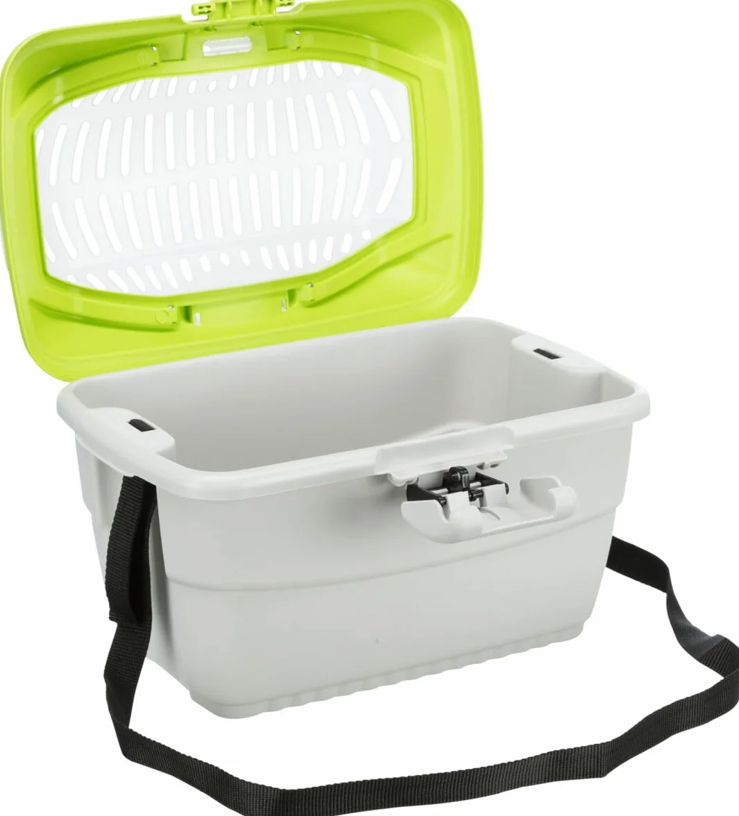Trixie Mini skrzynka transportowa Capri 40x22x30 cm jasnoszara zielona