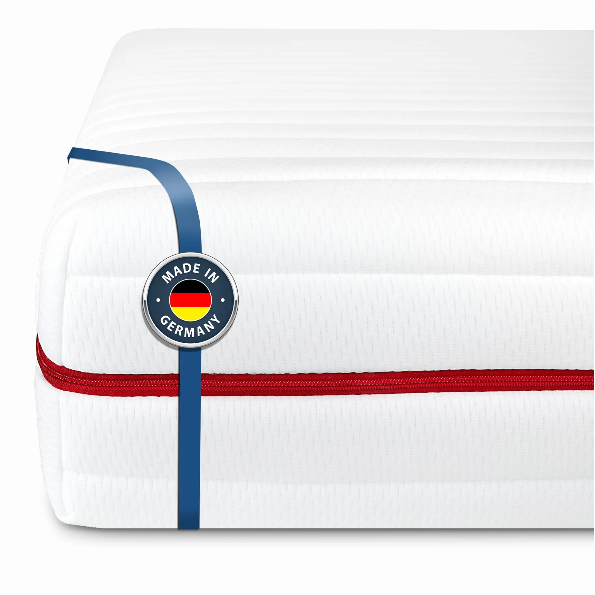 BMM Materac 120 x 200 cm Klasyczny 19, stopień twardości H5 Ultra twardy / Materac z zimnej pianki, certyfikat Öko-Tex/Ergonomiczny, 7 stref, grubość 19 cm/Materac o niemieckim wzornictwie.