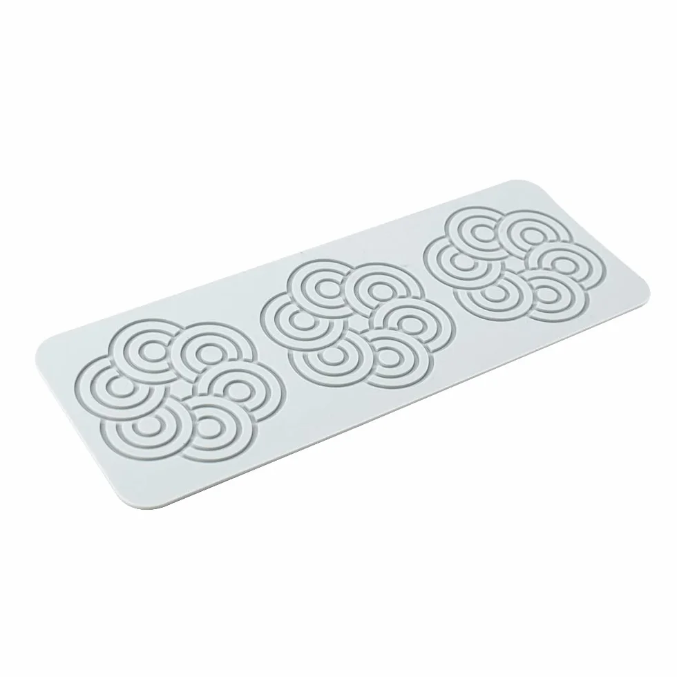 TUKE Formy koronkowe do dekorowania ciast liście 3D silikonowe formy do pieczenia, gumowate formy glina, kremówki, koronkowe maty, kwiat, wzór pszczół, do cukru, czekolady, polimeru (koła, 30 x 11 x