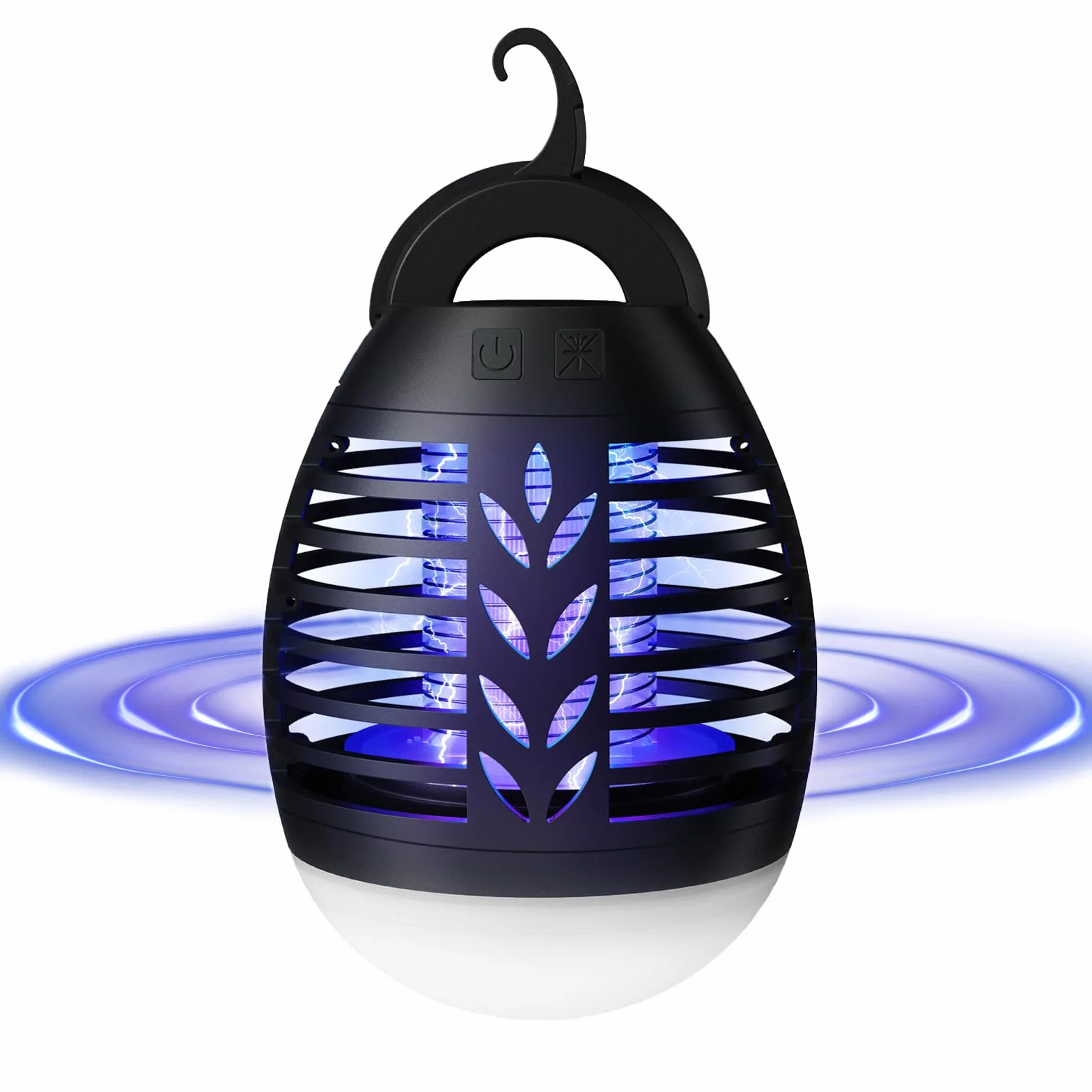 Lampa owadobójcza na kemping, do użytku na zewnątrz, lampa LED na komary, USB, 2 w 1, elektryczna, ładowana, z 3 trybami oświetlenia, ochrona przed komarami, lampa do użytku na zewnątrz