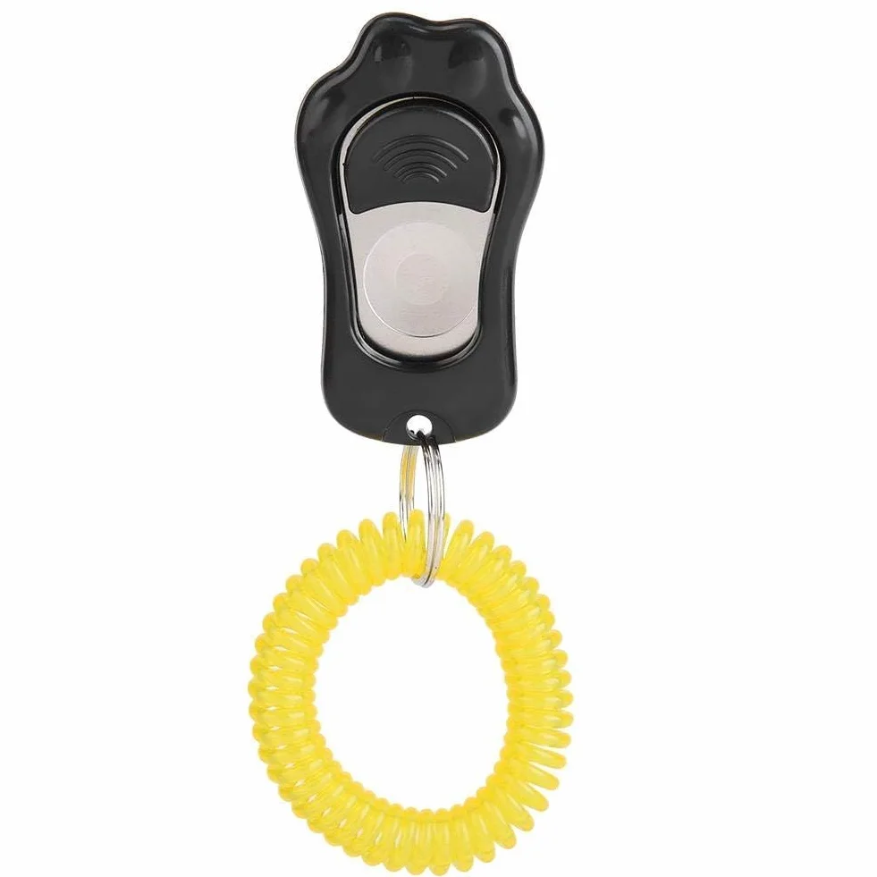 Pet Training Clicker Regulowany do szkolenia psów Koty Konie (czarny)