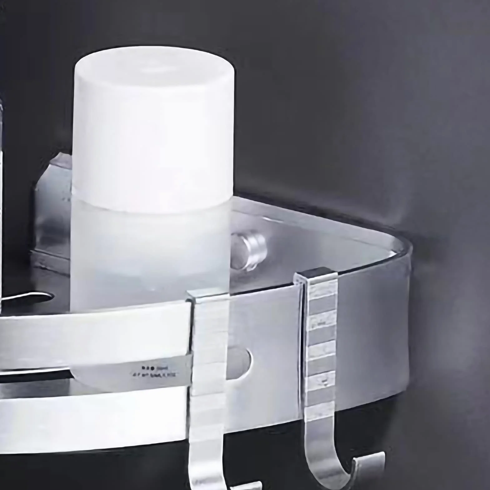 Fdit Punch Prysznicowy Stojak na Aluminium Aluminium łazienka Narożna Półka Bez Wiercenia Półka na ścianie z Silnym ładunkiem do Domu w Hotelu w Kuchni łazienka (Srebro trójkątne)