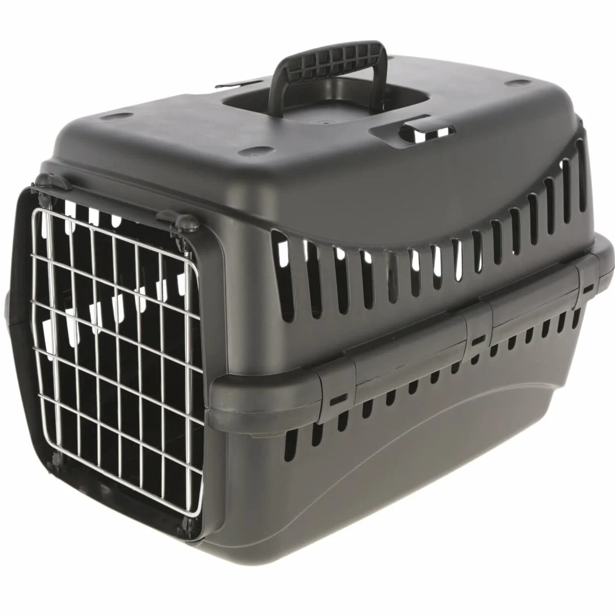 Kerbl Pet 81333 Expedion Eco metalowe drzwi 58 x 38 x 38 cm, czarna, 1,63 kg