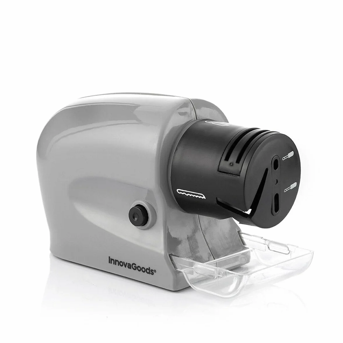 InnovaGoods® Elektryczny wielofunkcyjny ostrzak 6 w 1 ESharp, szybko i łatwo ostrzy Twoje noże i narzędzia, posiada 6 wymiennych głowic, idealny do użytku domowego i warsztatowego.