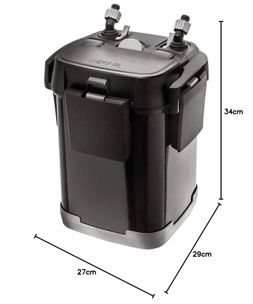 Filtr Ultramax 1000 – Ekspert w dziedzinie filtracji | Wydajny filtr kubełkowy do akwariów słodkowodnych 100–300 l | 1000 l/h | 15 W | prefiltr + automatyczne zalewanie