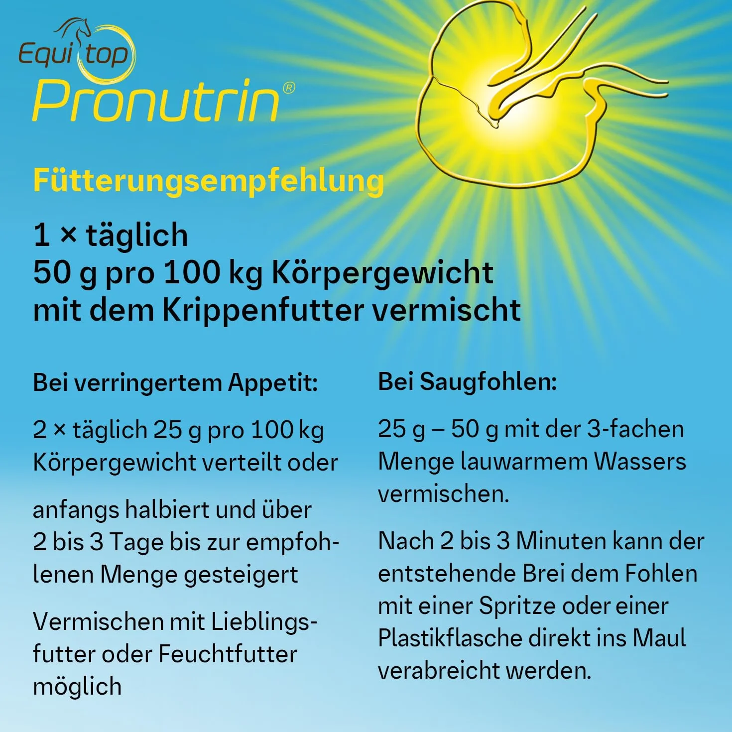 EQUITOP Pronutrin 3,5 kg