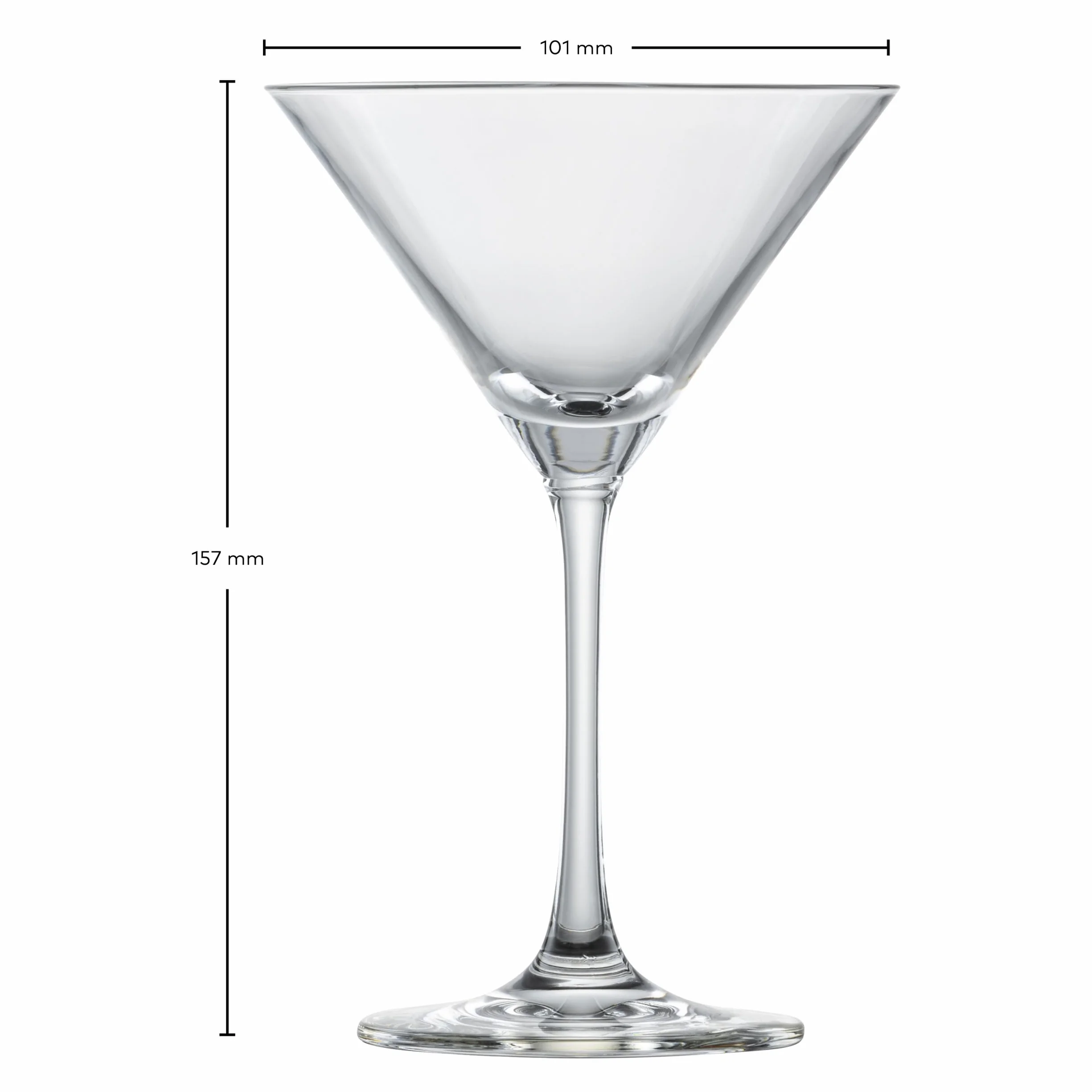 Schott Zwiesel Szklanki do martini Bar Special (zestaw 4 szt.), klasyczne szklanki do Martini, nadają się do mycia w zmywarce, wykonane w Niemczech (nr art. 123658)