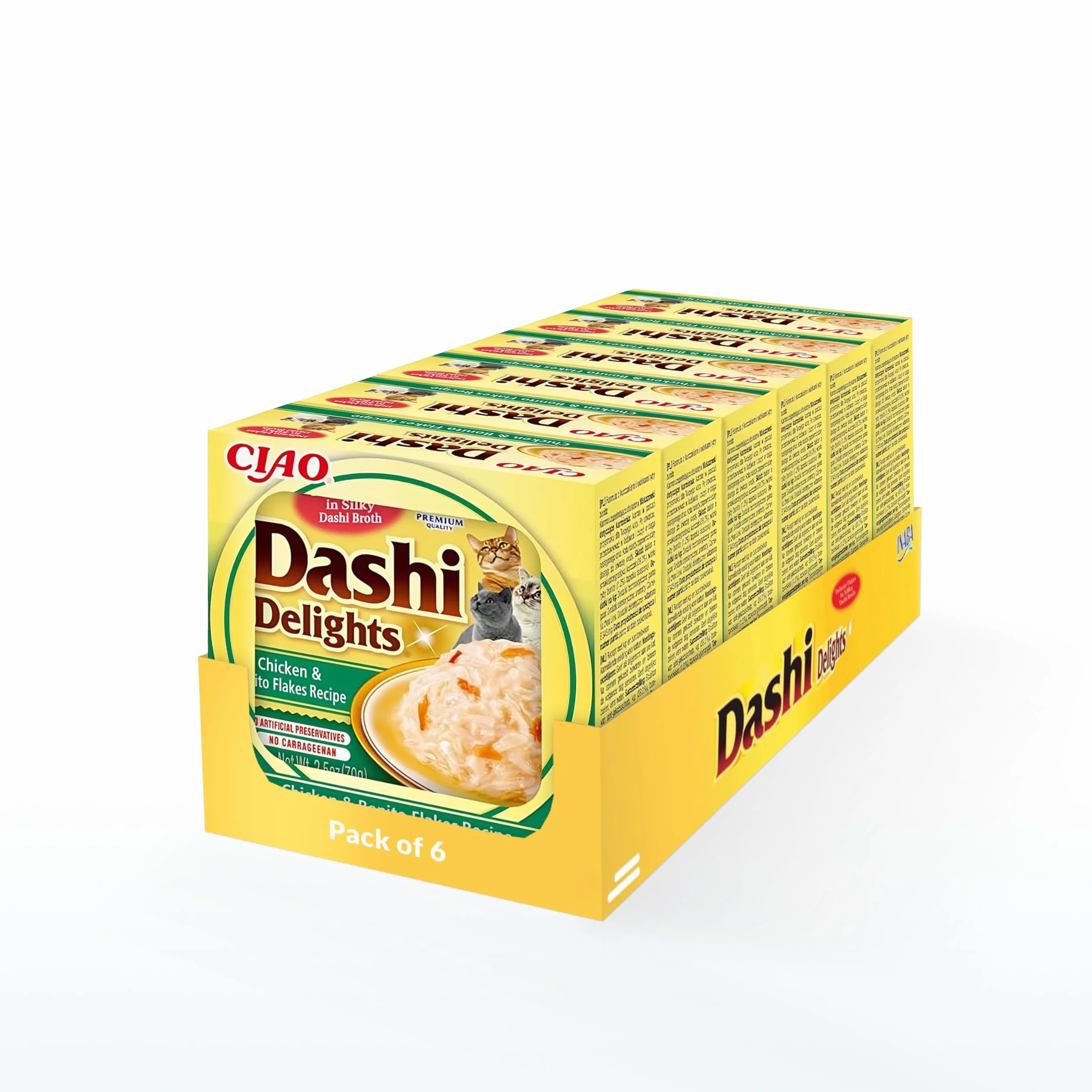 CHURU Cat DASHI Delights Przepis Kurczak I Ładny 6X70GR