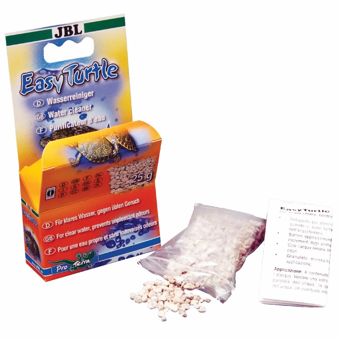 JBL EasyTurtle 25 g środek do usuwania zapachów w terrariach