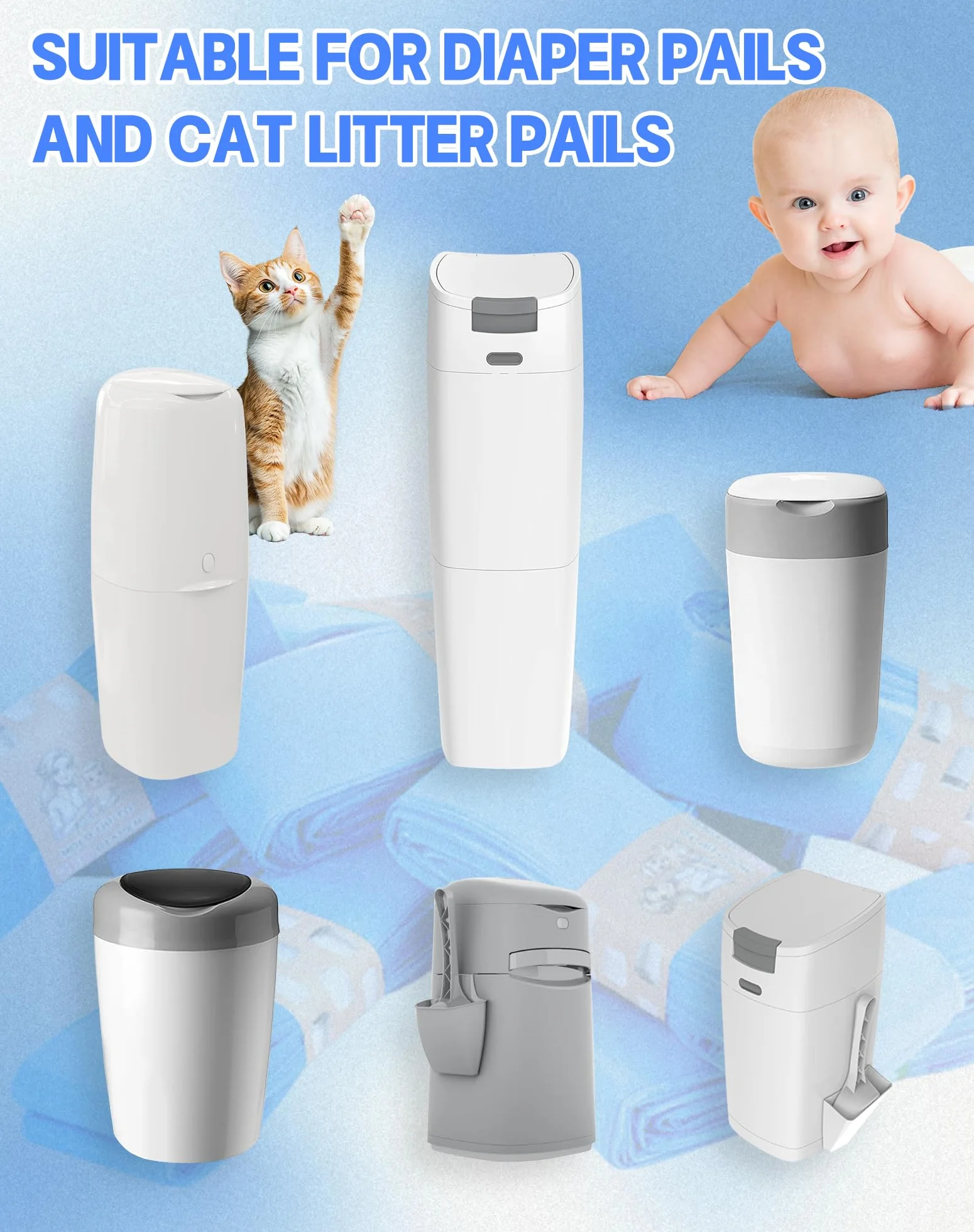 NETONDA wkład uzupełniający do DressUpXL ClassicXL, Spross Twist&Click, LitterLocker LittyCat